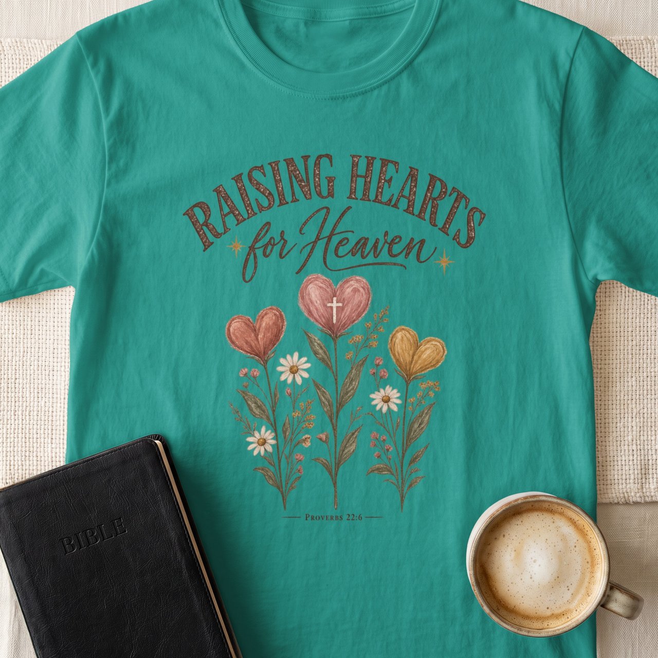 Raising Hearts For Heaven Tee