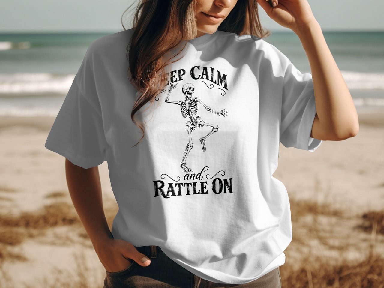 Keep Calm and Rattle On Tee
