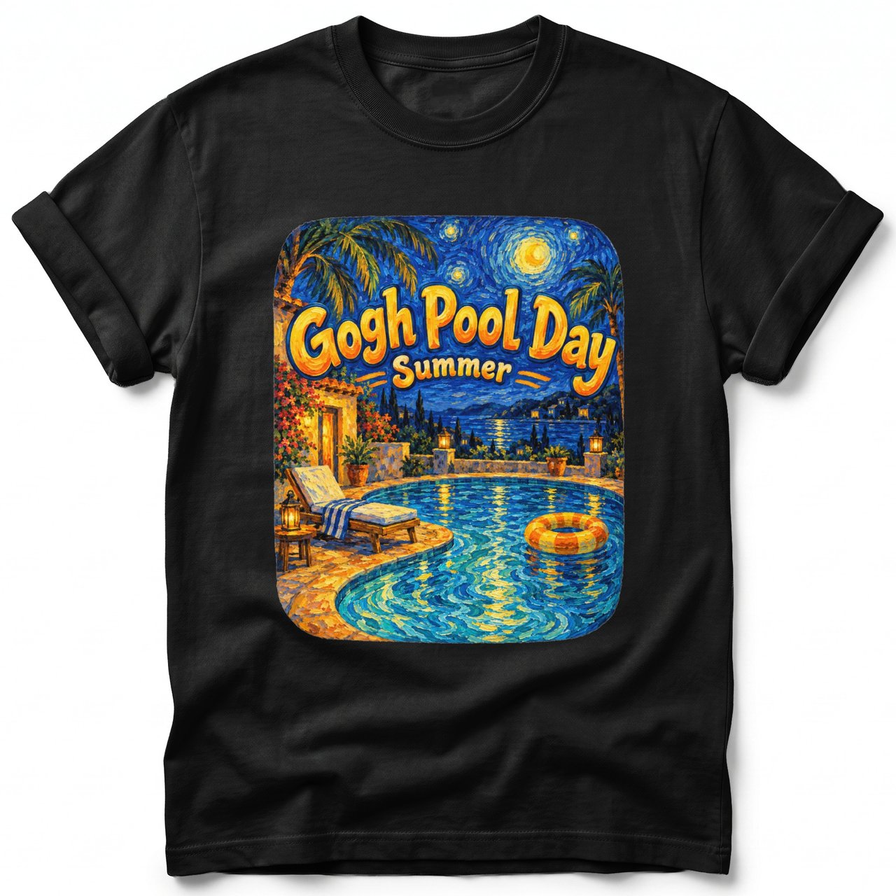 Gogh Pool Day ~ Comfort Colors Premium Tee