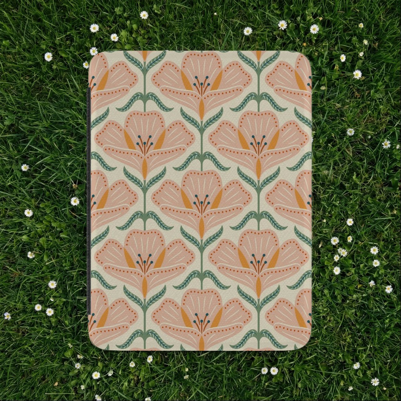 Retro Folk Floral Kindle Case
