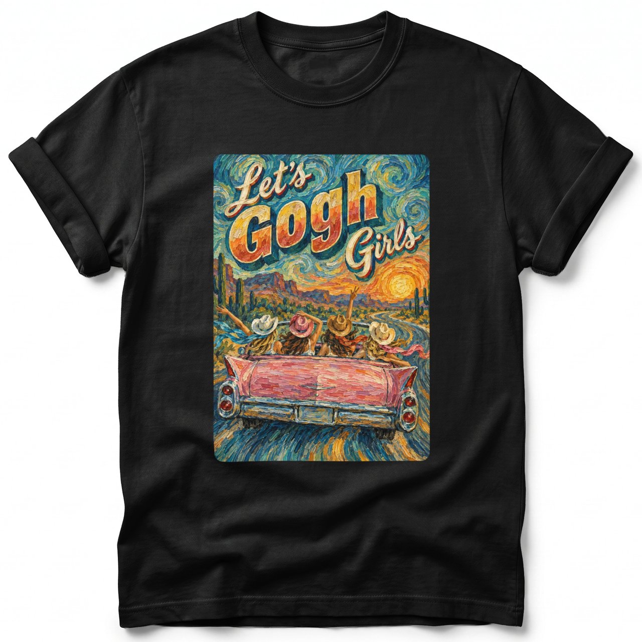 Let's Gogh Girls ~ Comfort Colors Premium Tee