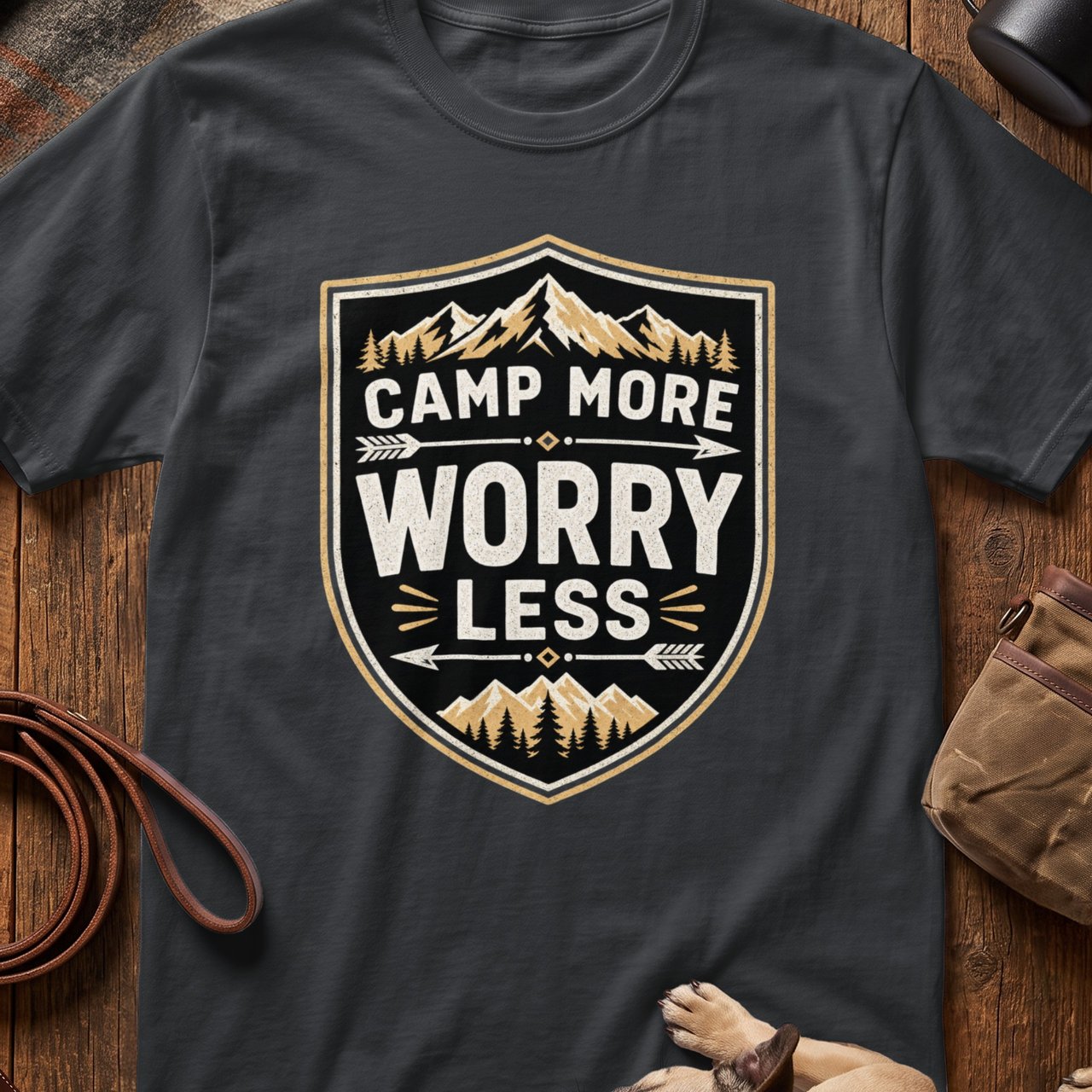 Camp More Worry Less T-Shirt