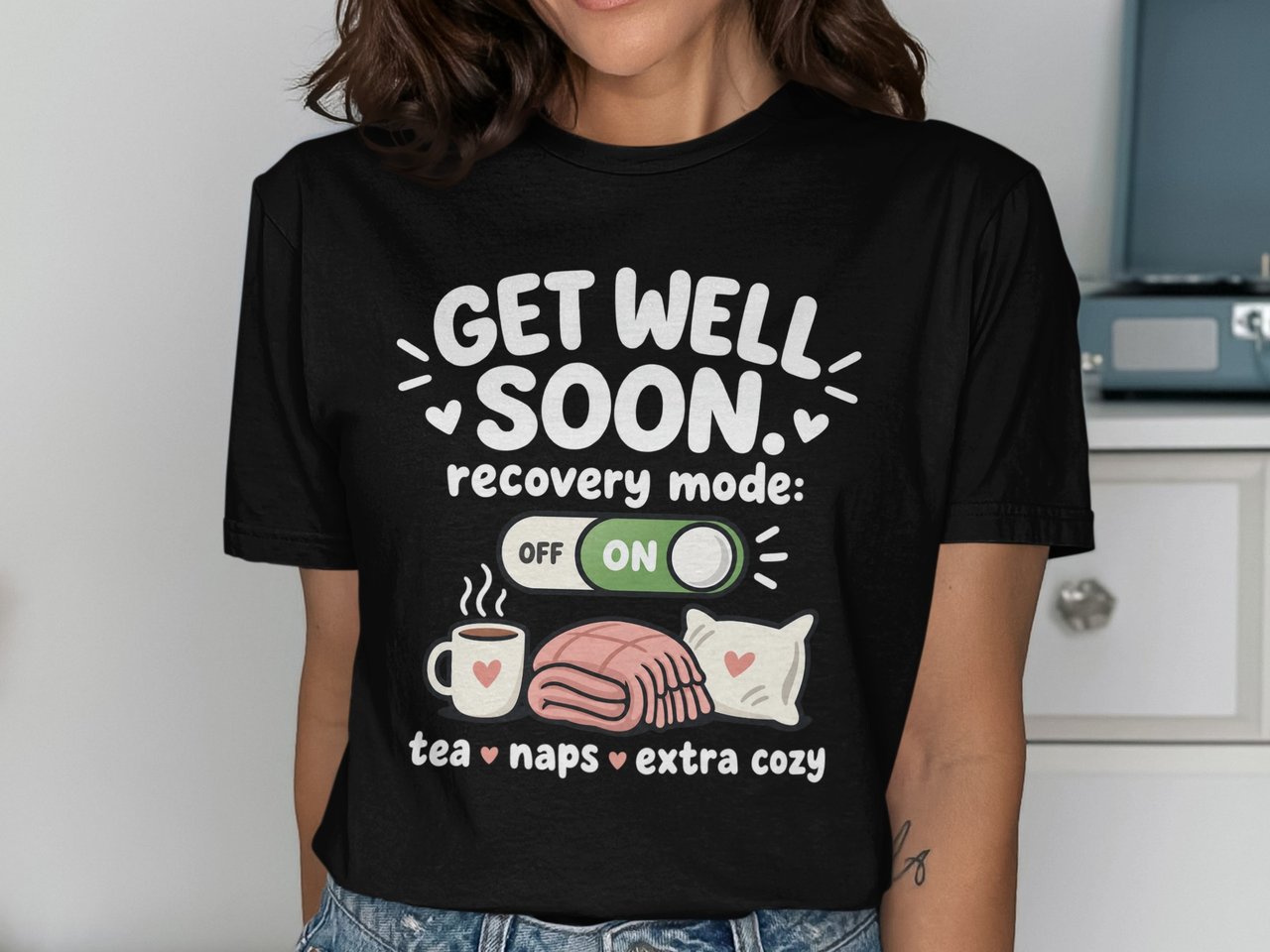 Get Well Soon Recovery Mode Tee