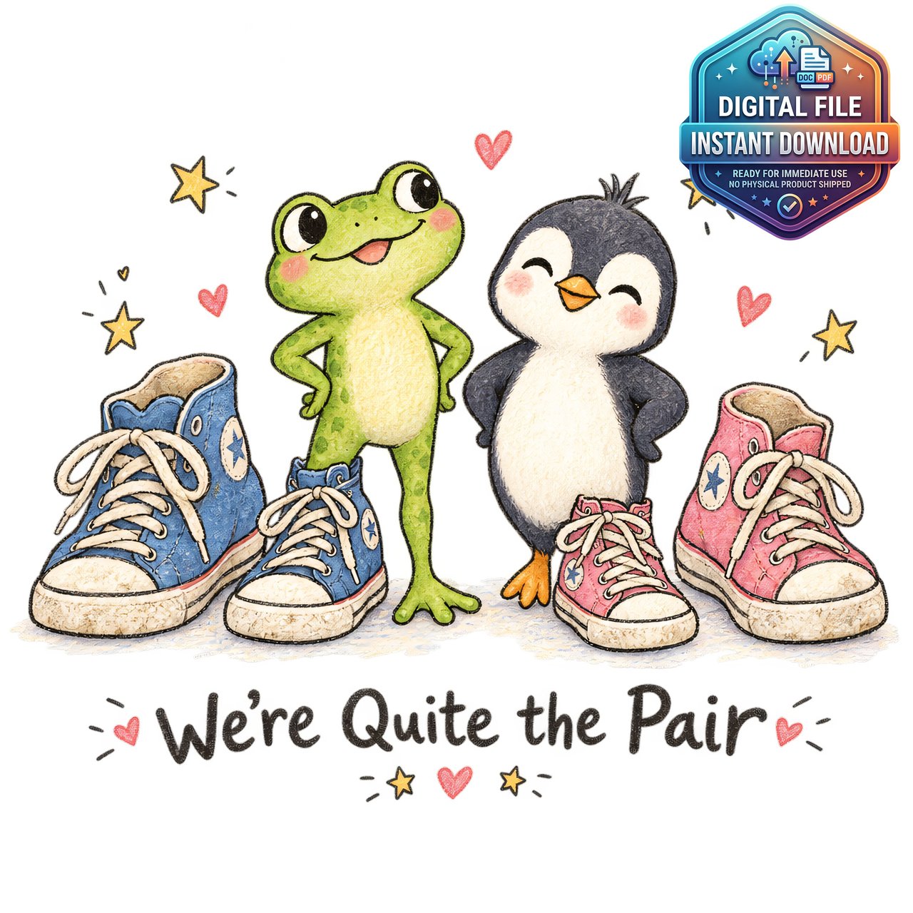 We're Quite the Pair Clipart