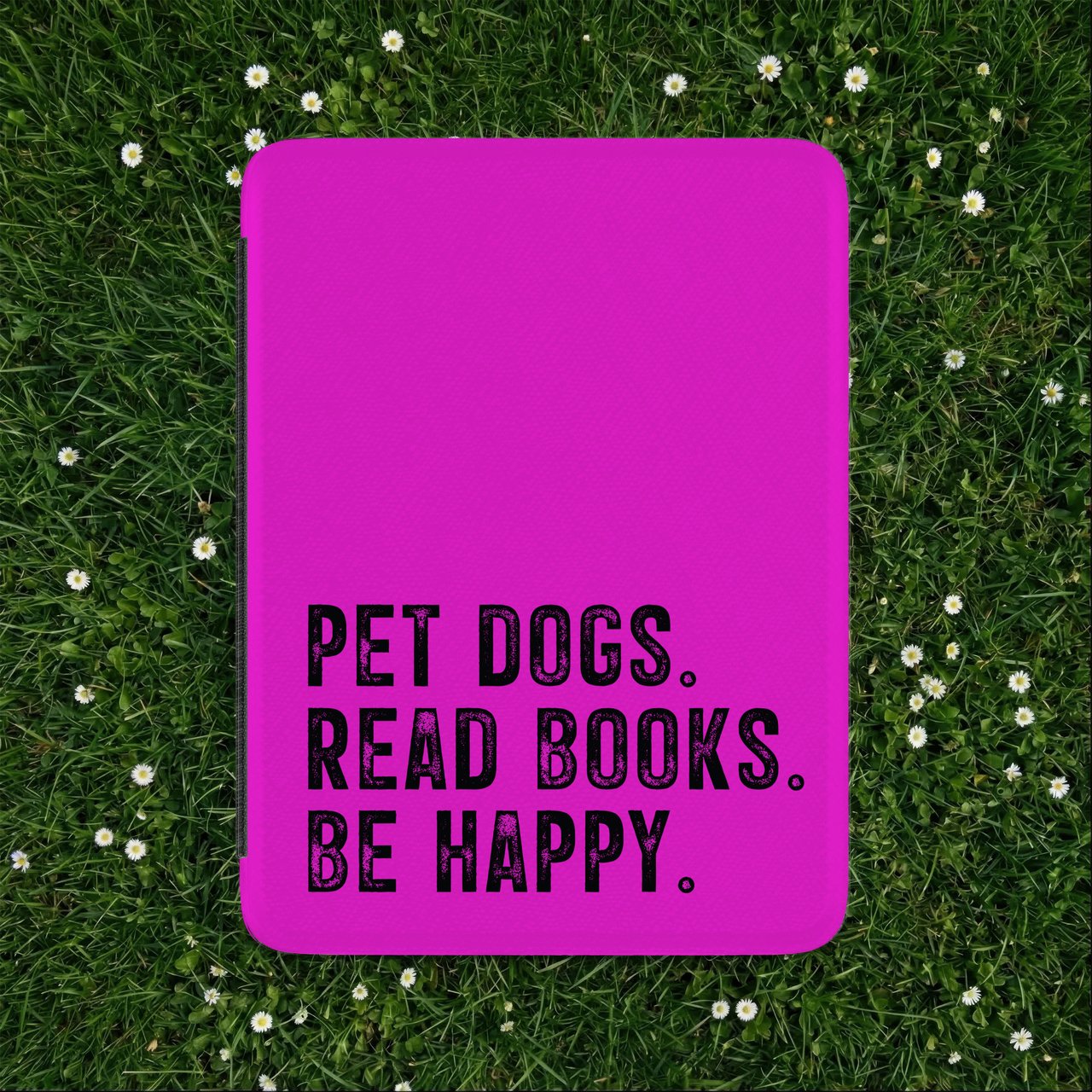 Pet Dogs Read Books Be Happy Kindle Case
