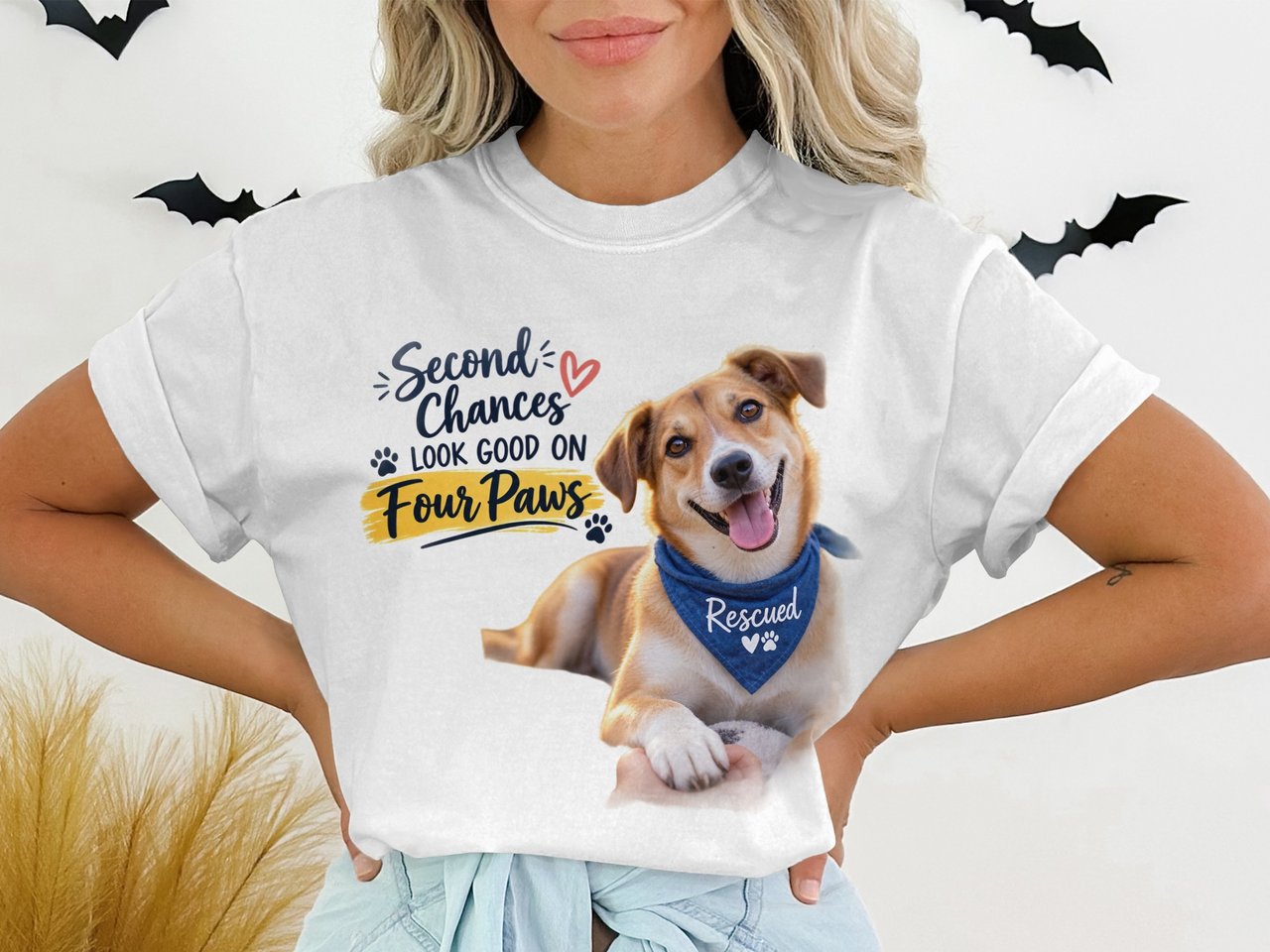 Second Chances Rescue Dog Tee
