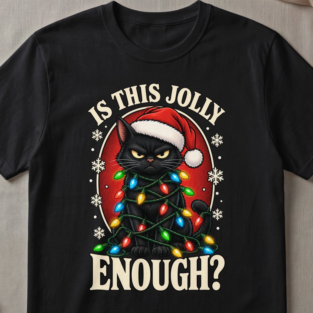 Jolly Enough Grumpy Cat T-Shirt