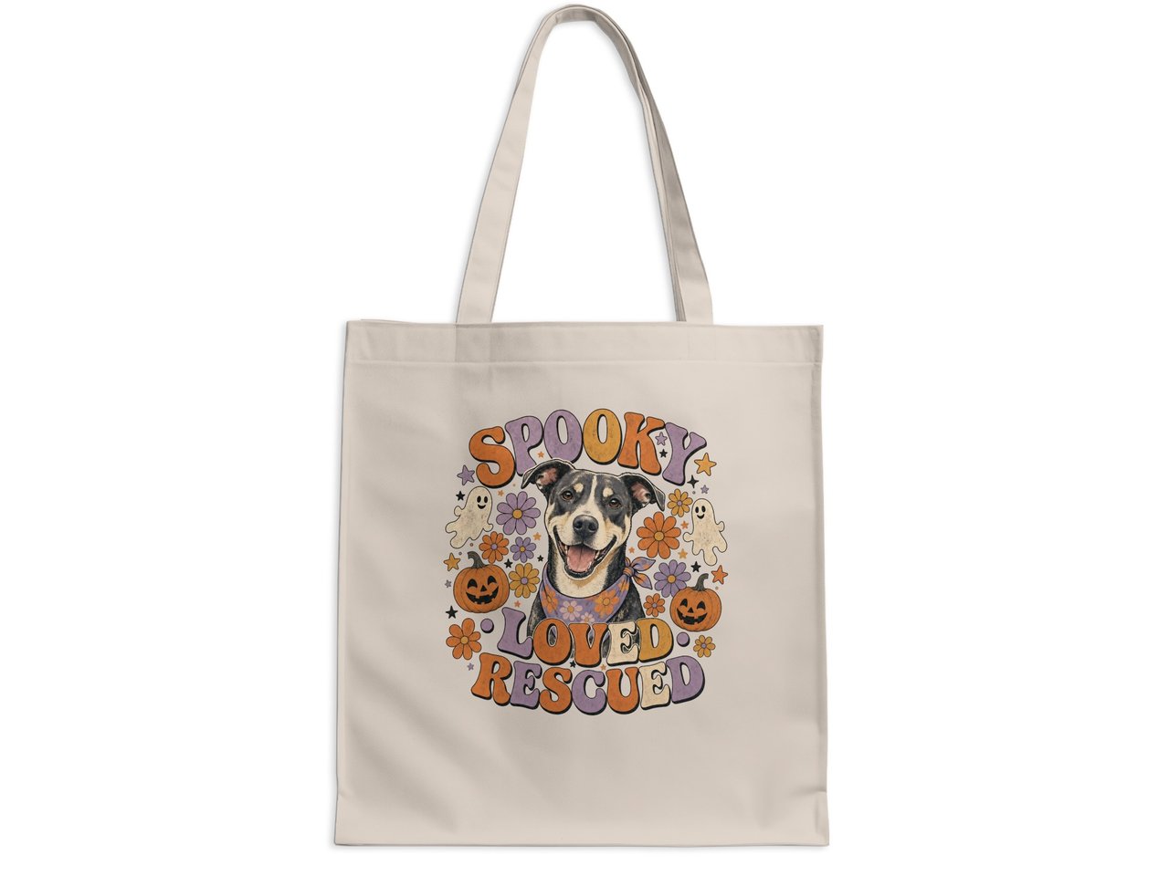 Spooky Loved Rescued Tote Bag