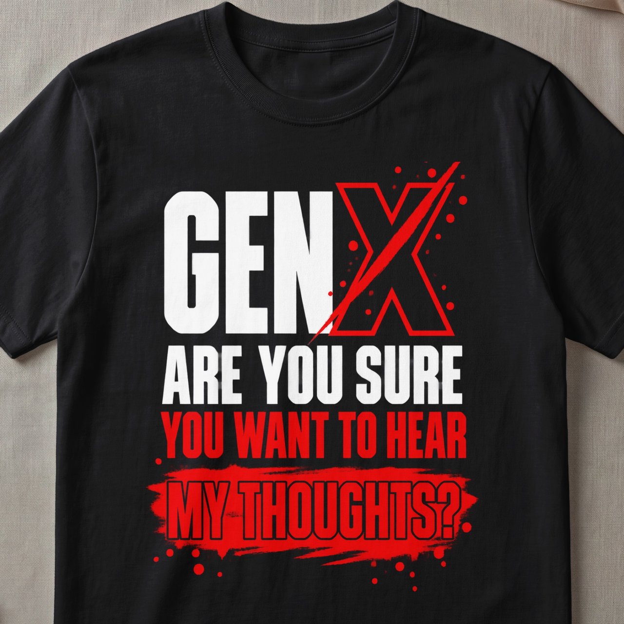 Gen X Unfiltered Graphic T-Shirt