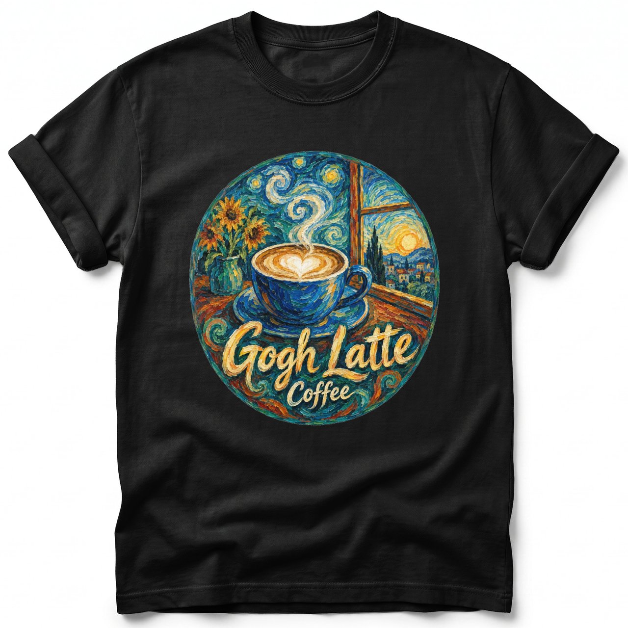 Gogh Latte ~ Comfort Colors Premium Tee
