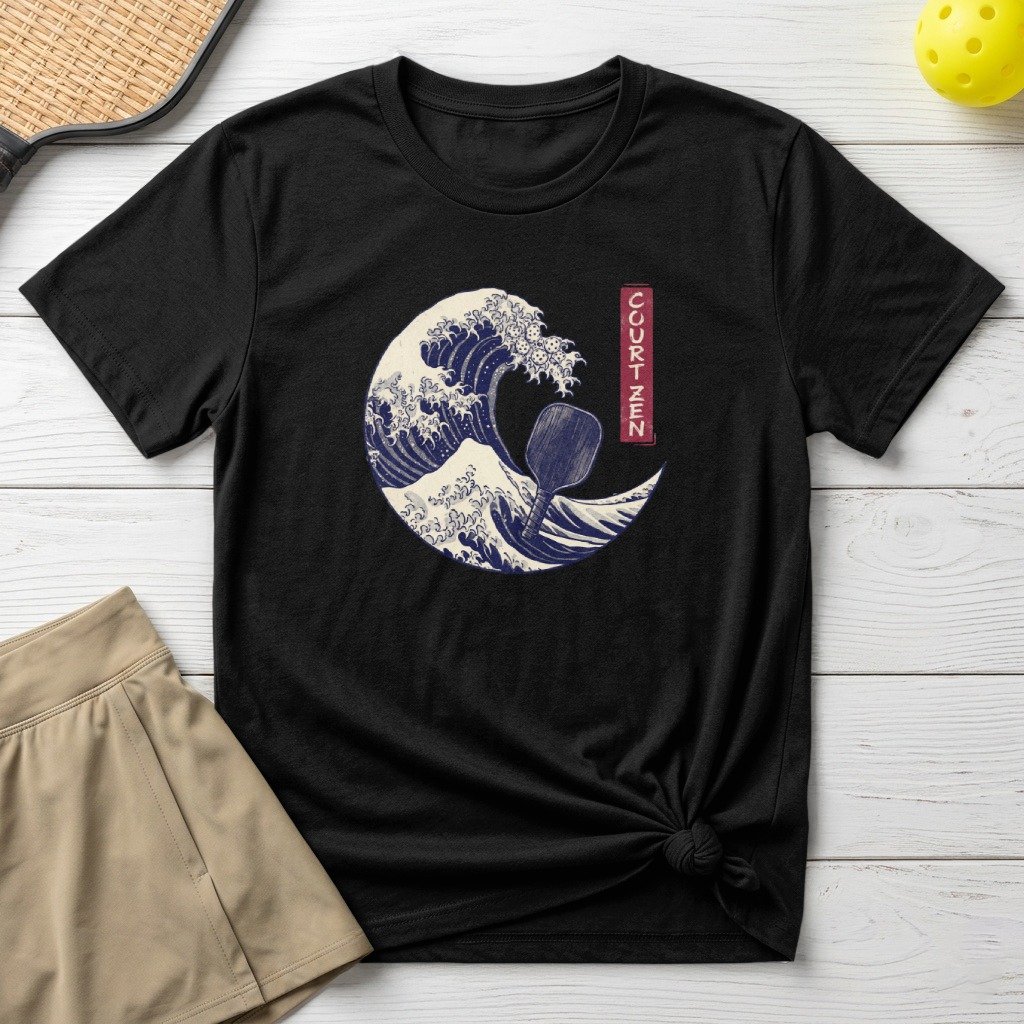 Court Zen Wave Pickleball Tee
