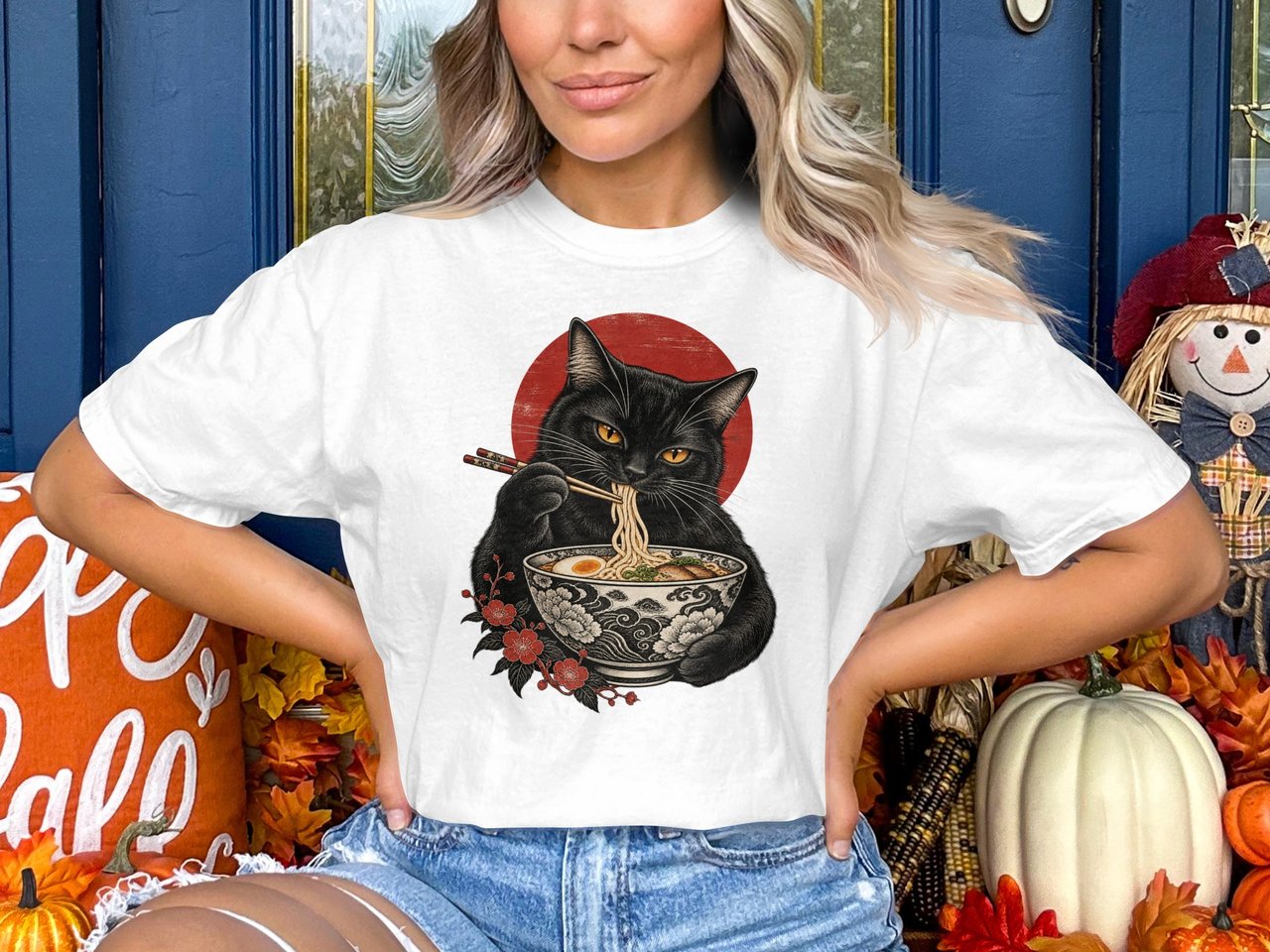 Black Cat Ramen Tee
