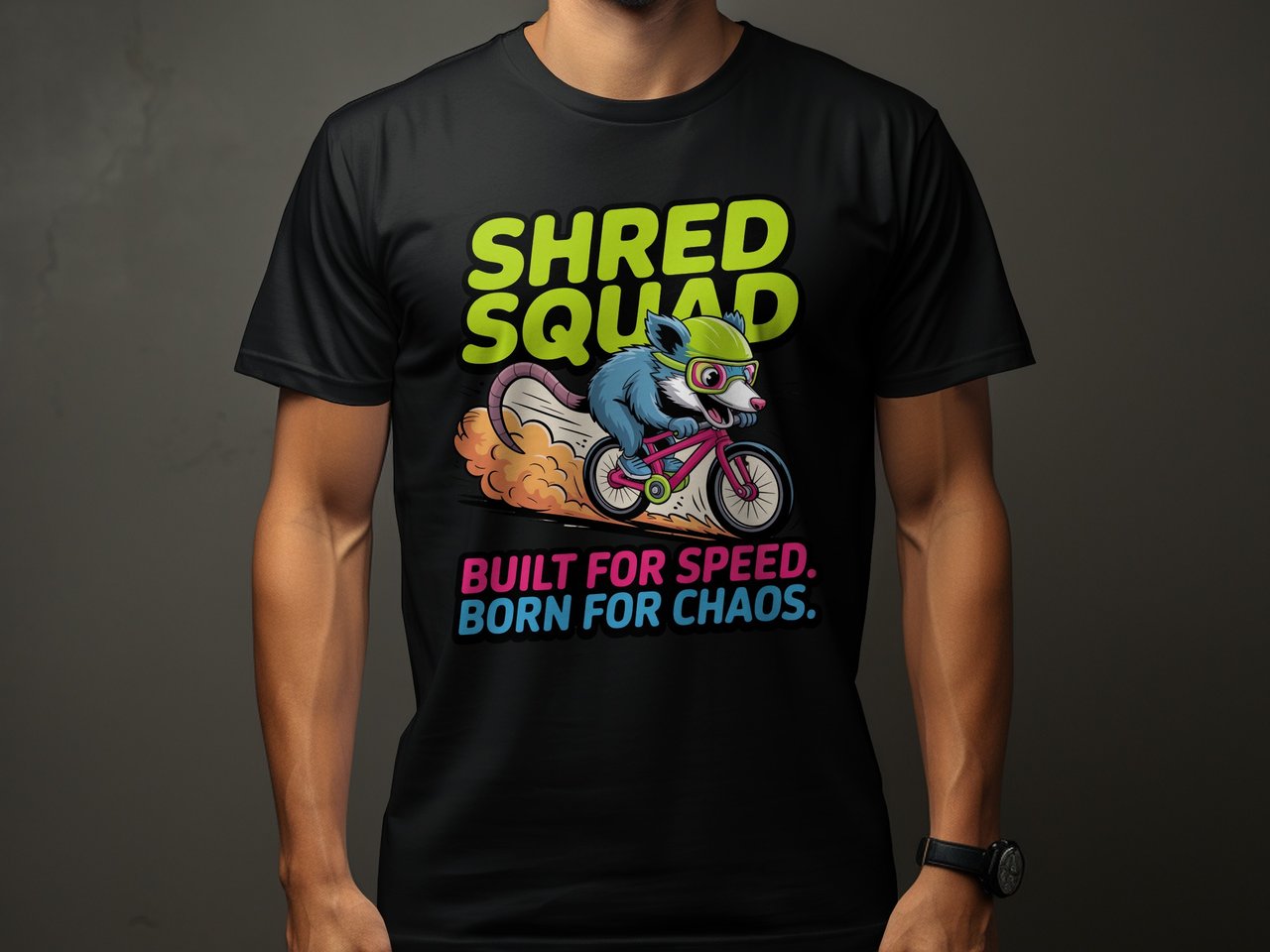 Shred Squad Opossum | BMX T-Shirt
