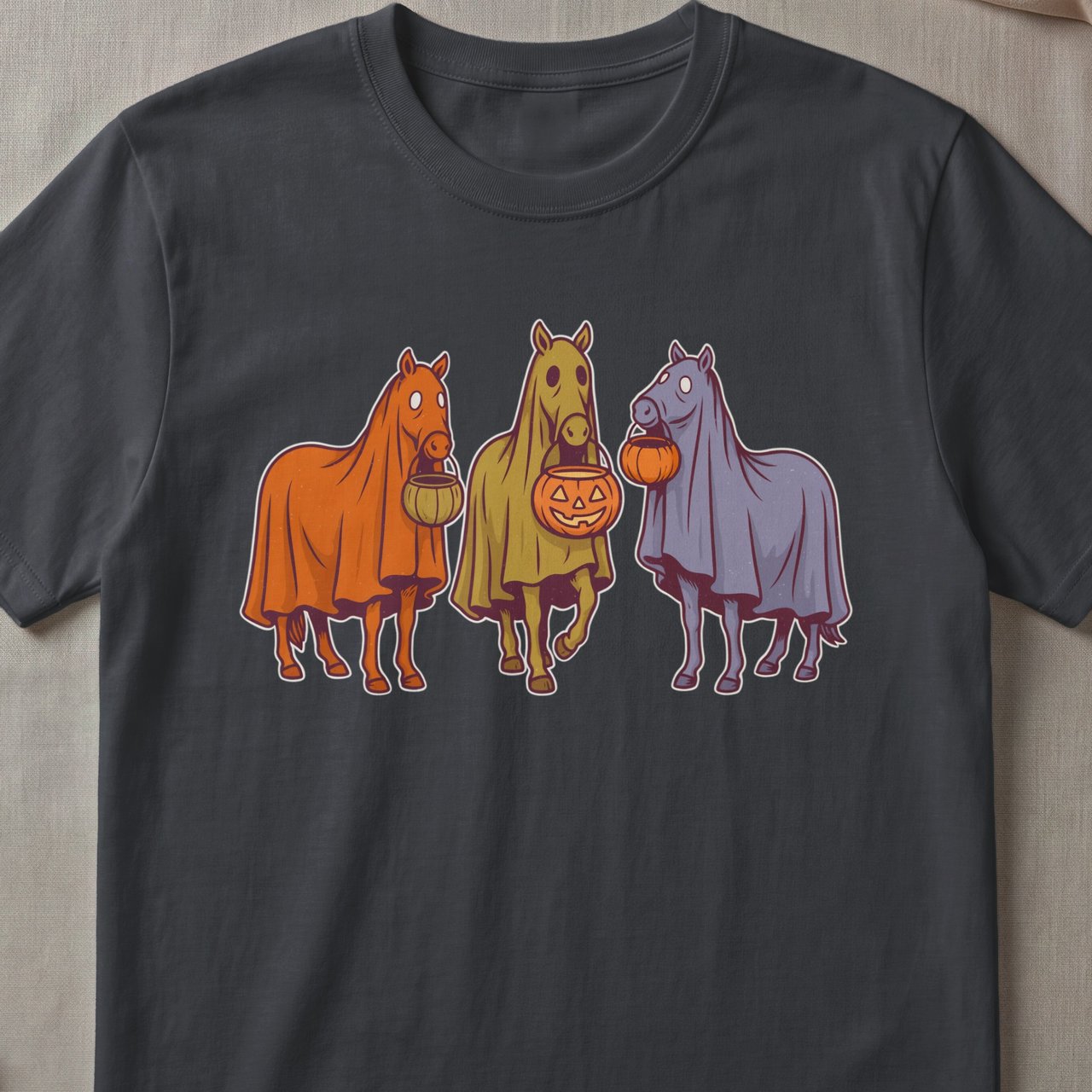 Ghost Horses Trick or Treat Tee