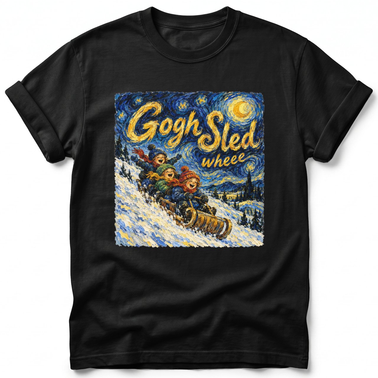Gogh Sled ~ Comfort Colors Premium Tee