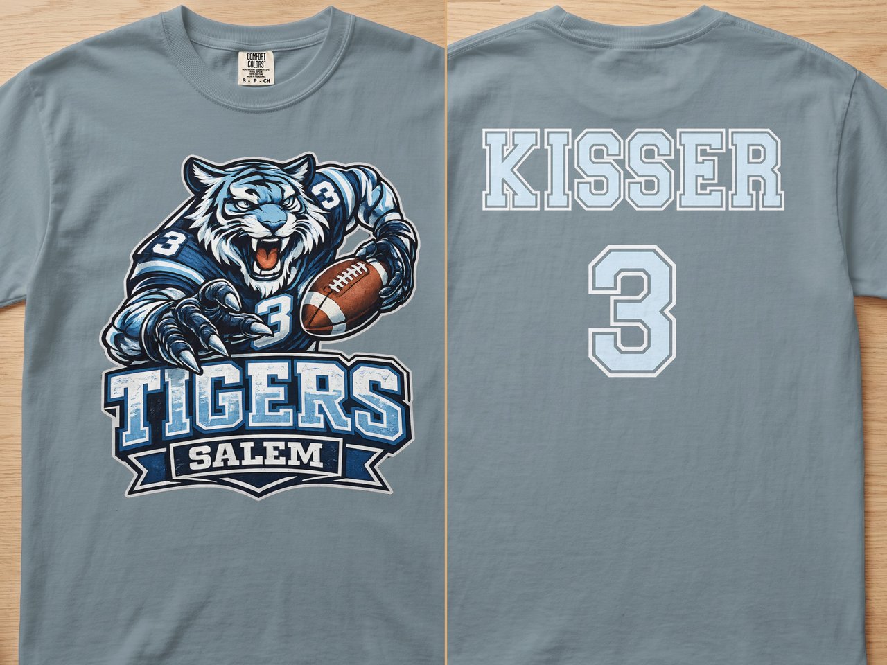 Salem Tigers Football Mascot Tee