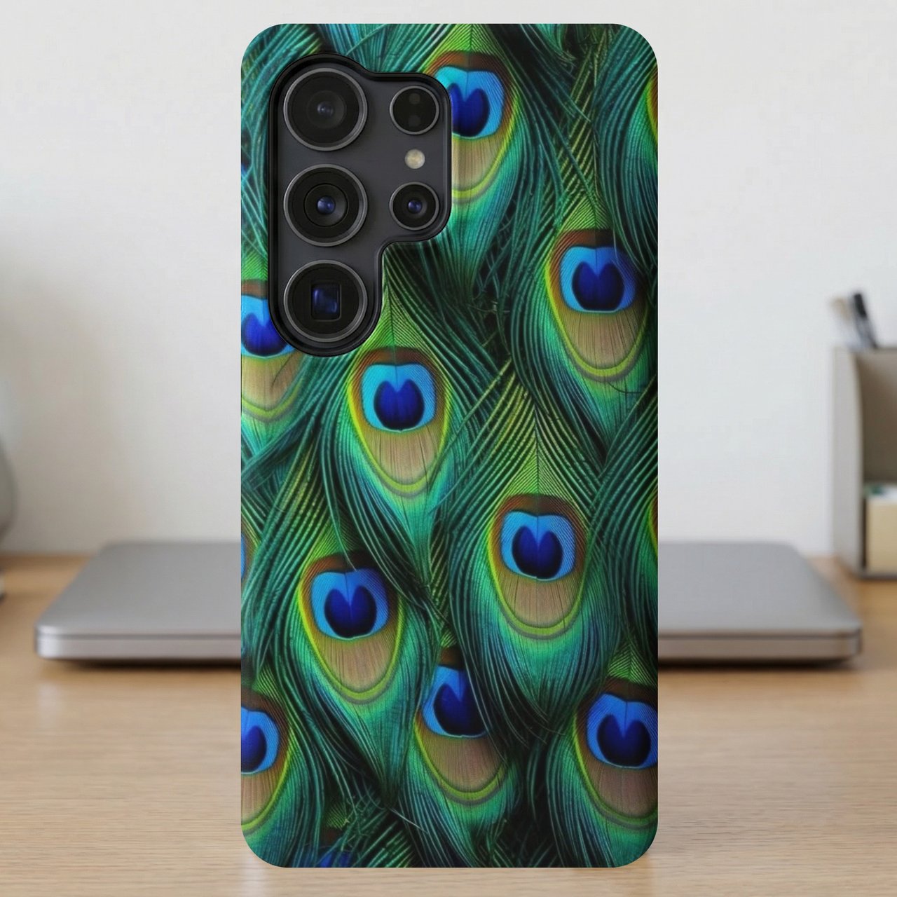 Peacock Feathers MagSafe® Phone Case