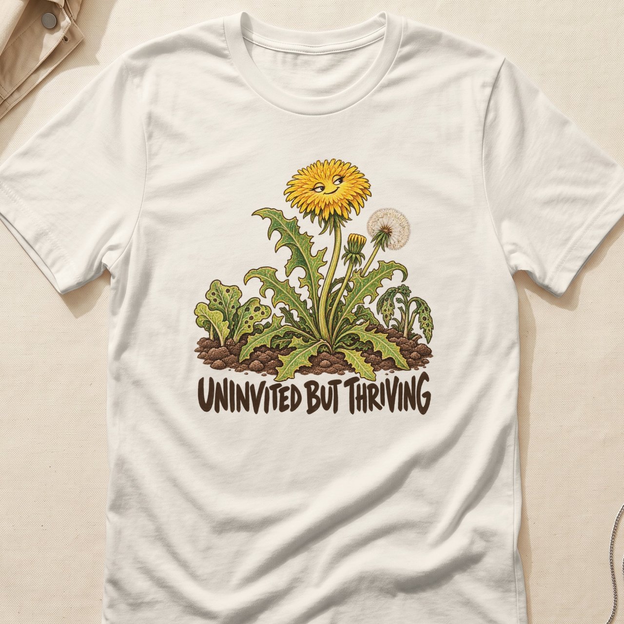 Uninvited But Thriving Tee