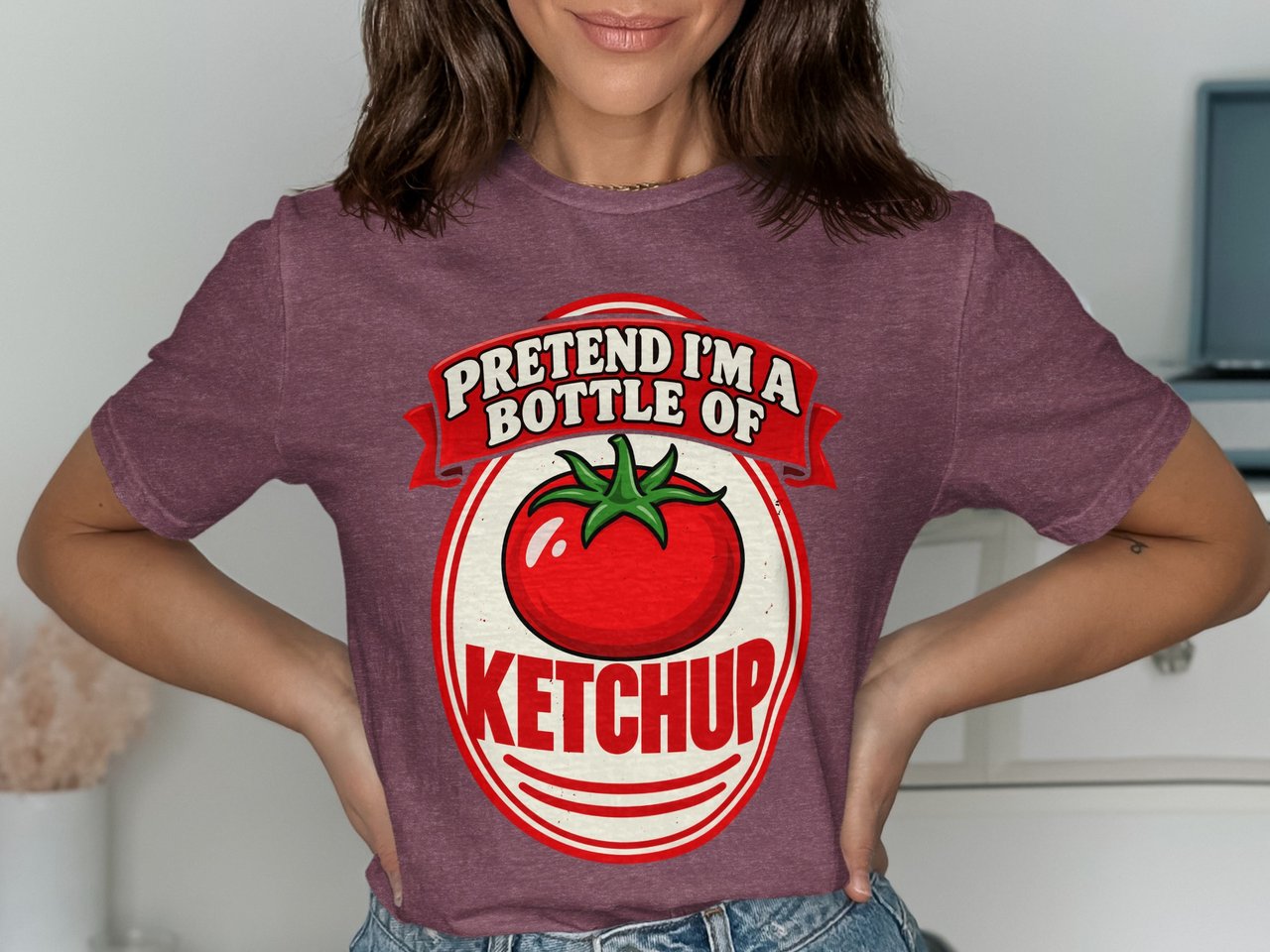 Pretend I'm A Bottle Of Ketchup Tee