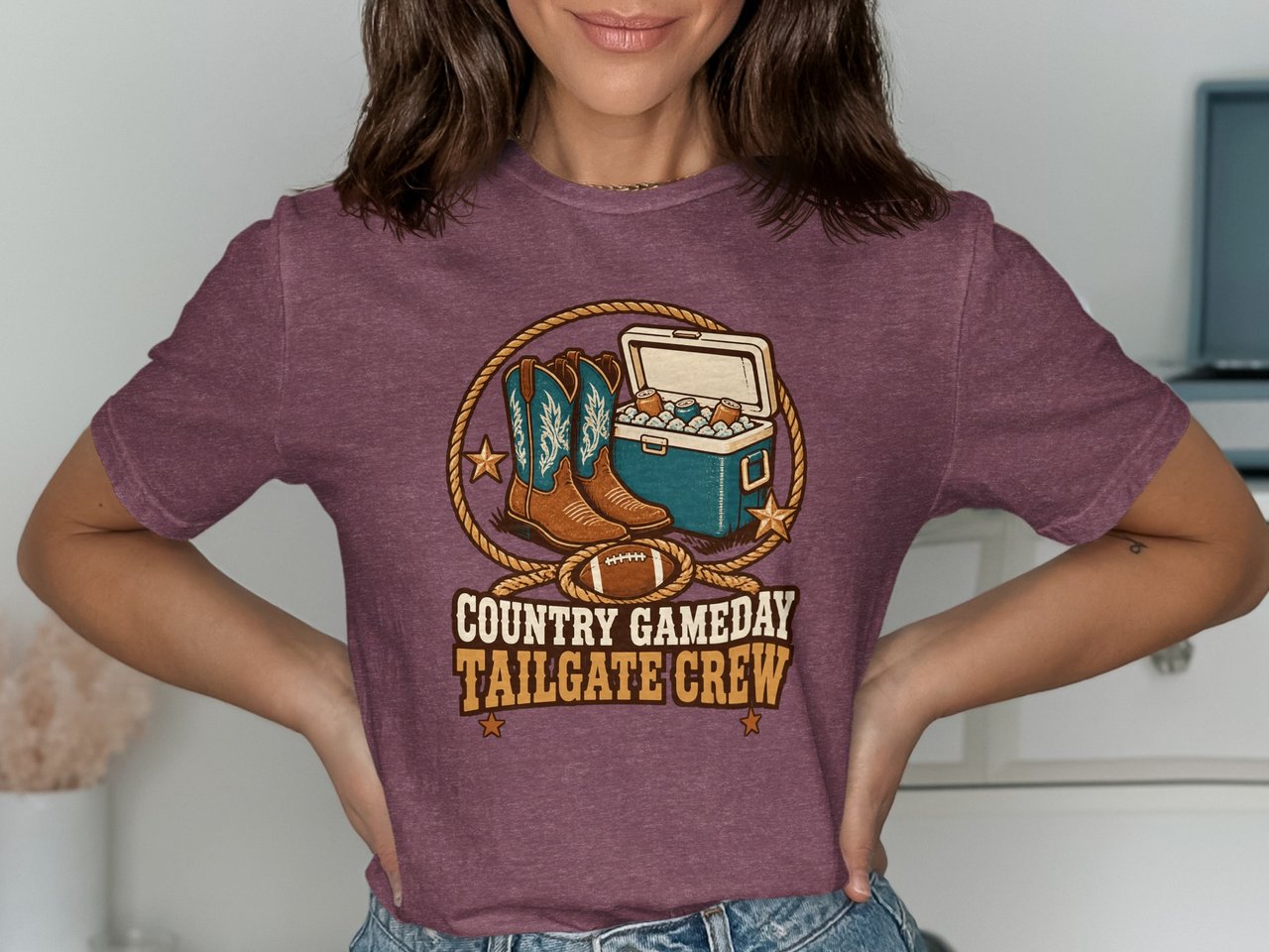 Country Gameday Tailgate Crew Tee