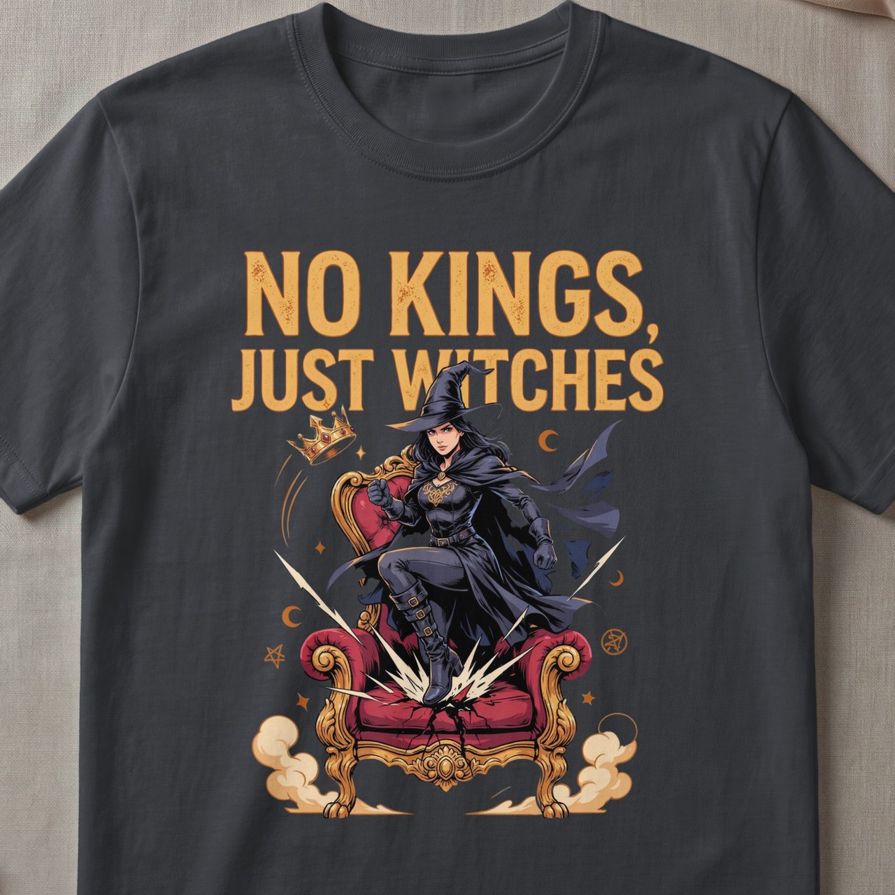 No Kings Just Witches Tee