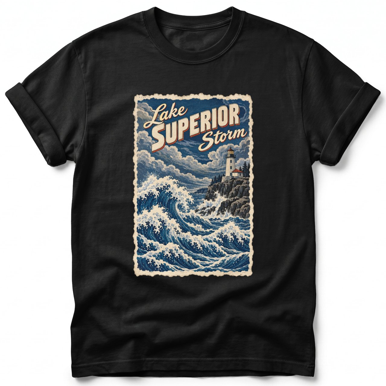 Lake Superior Storm ~ Comfort Colors Premium Tee