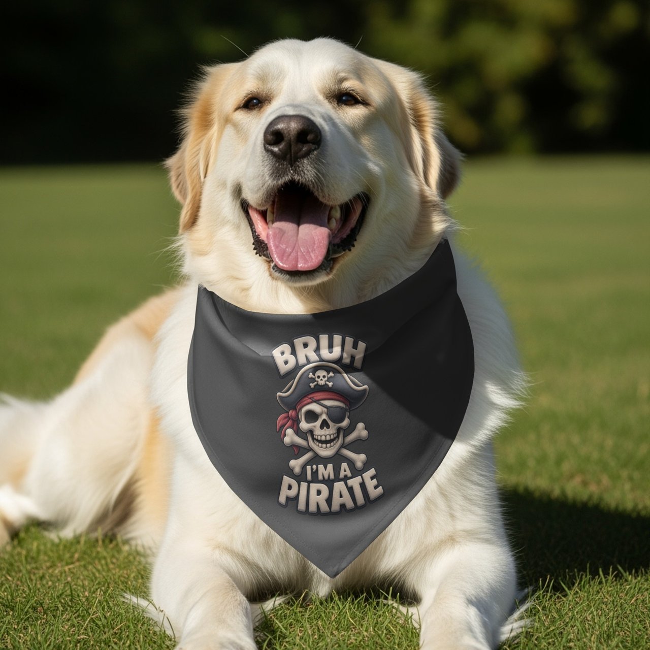 Bruh I'm a Pirate Funny Skull Graphic Novelty Art, Retro Meme Pirate Skull and Crossbones Design, Sarcastic Humor Gift for Gamer Friends