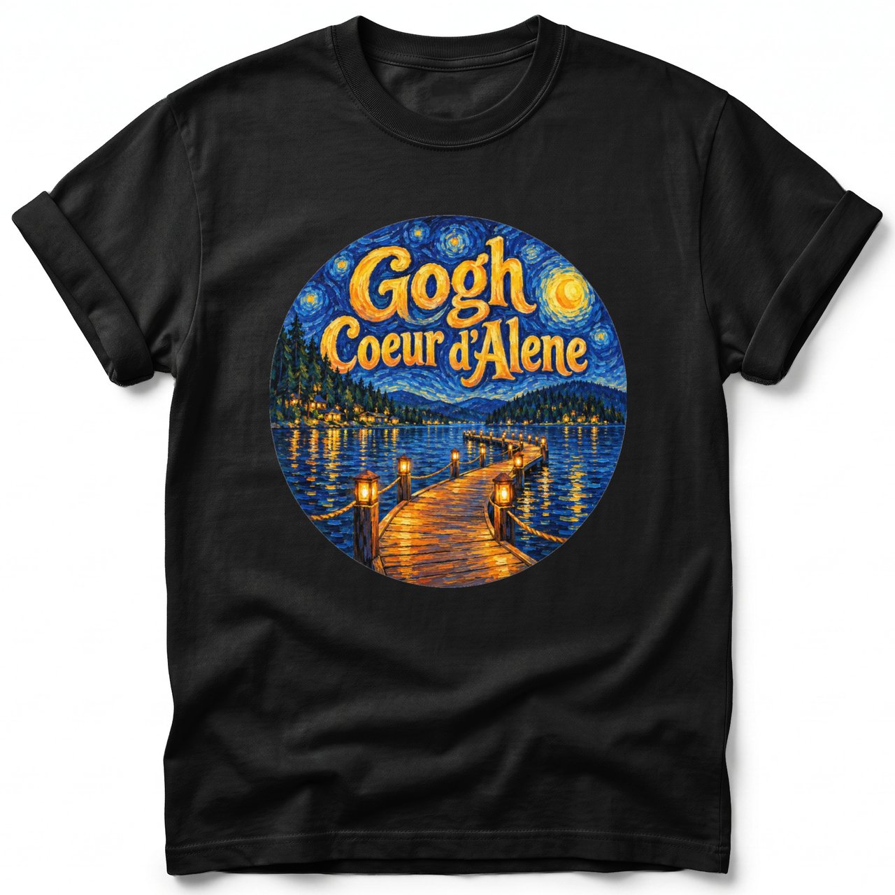 Gogh Coeur d'Alene ~ Comfort Colors Premium Tee