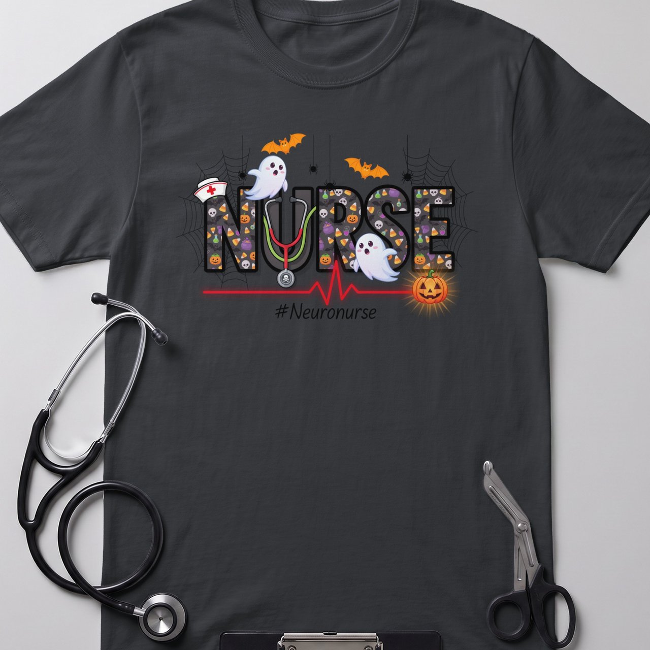 Halloween Neuronurse Tee