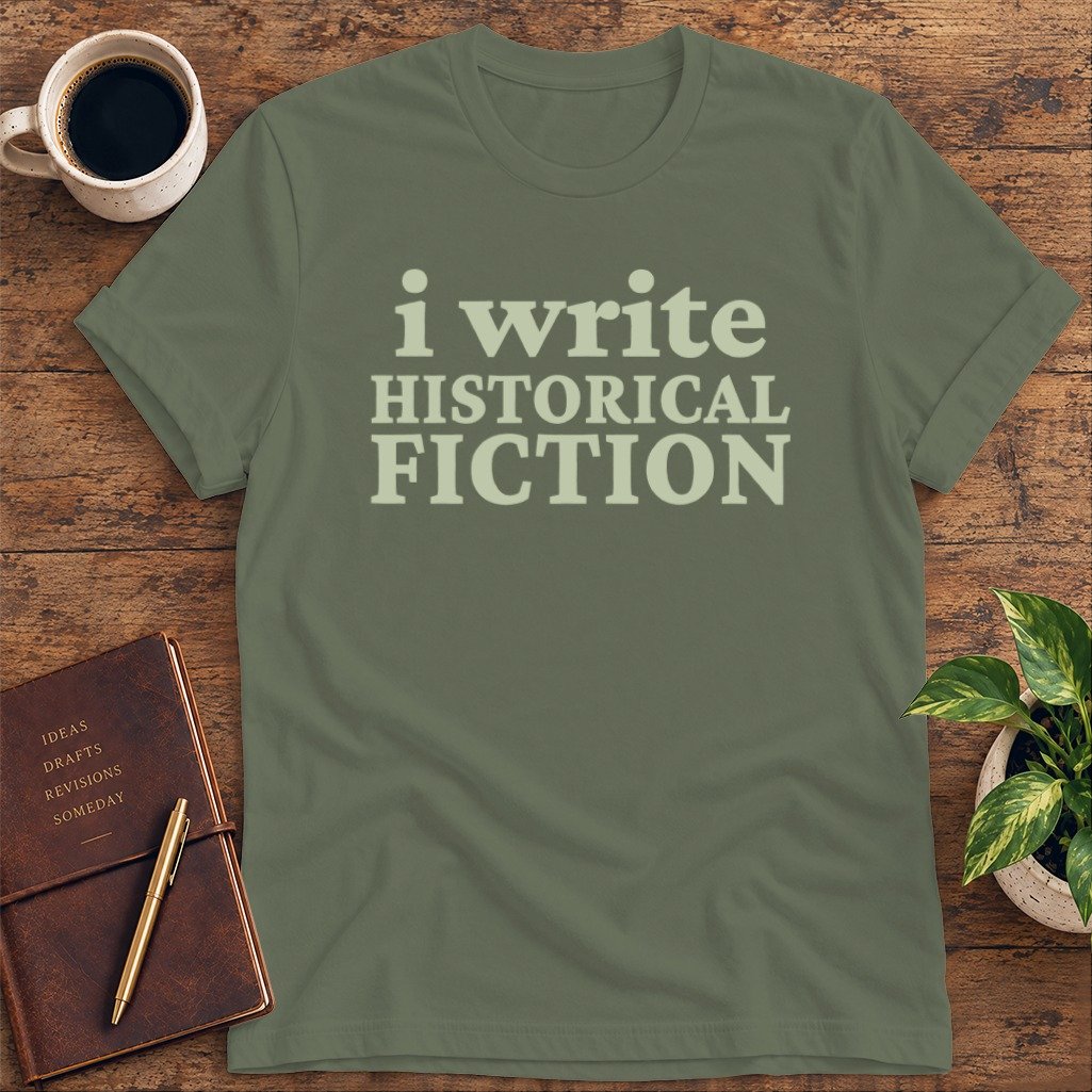 I Write Historical Fiction Softstyle Tee