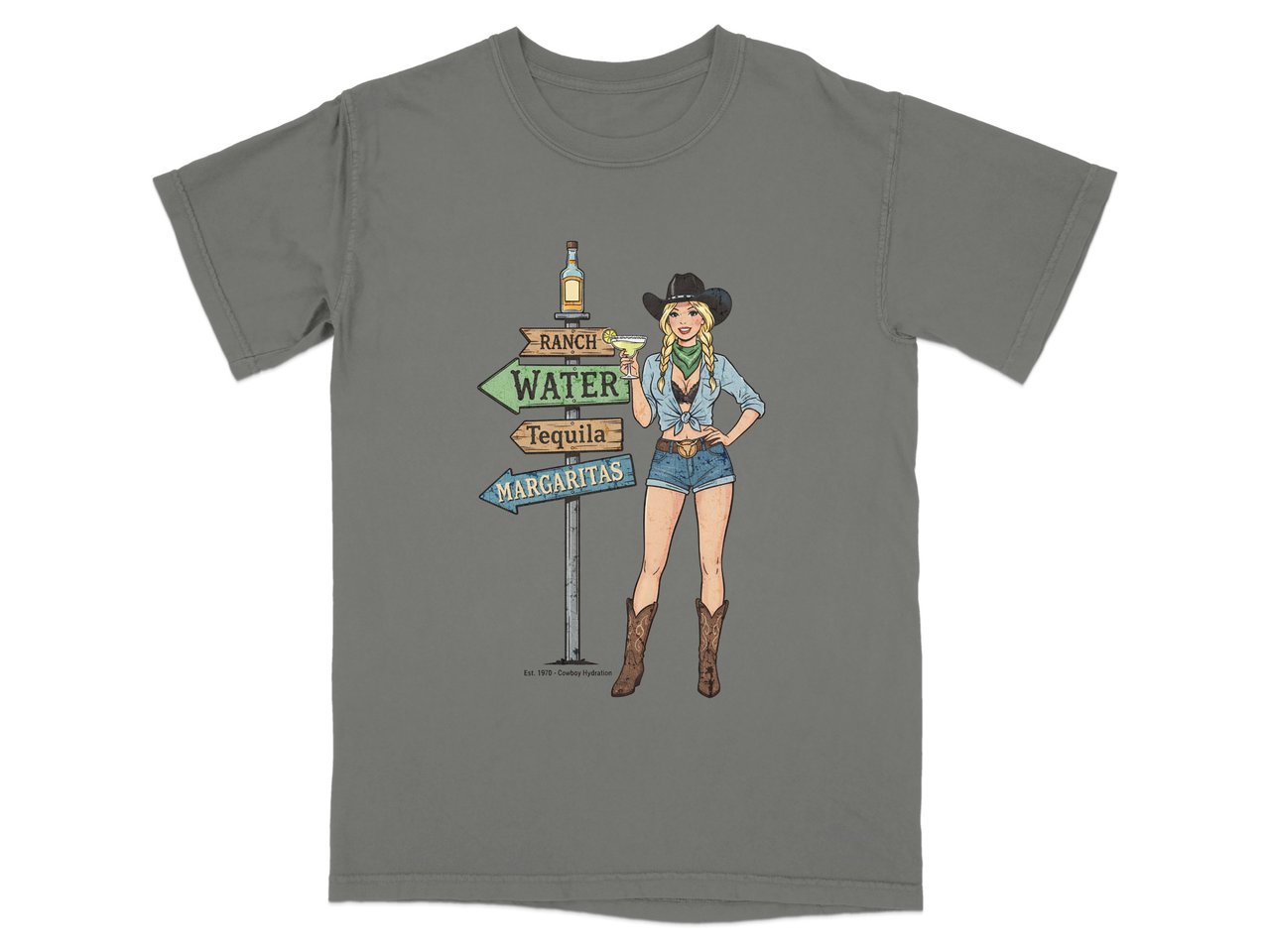 Ranch Water Cowgirl Tee