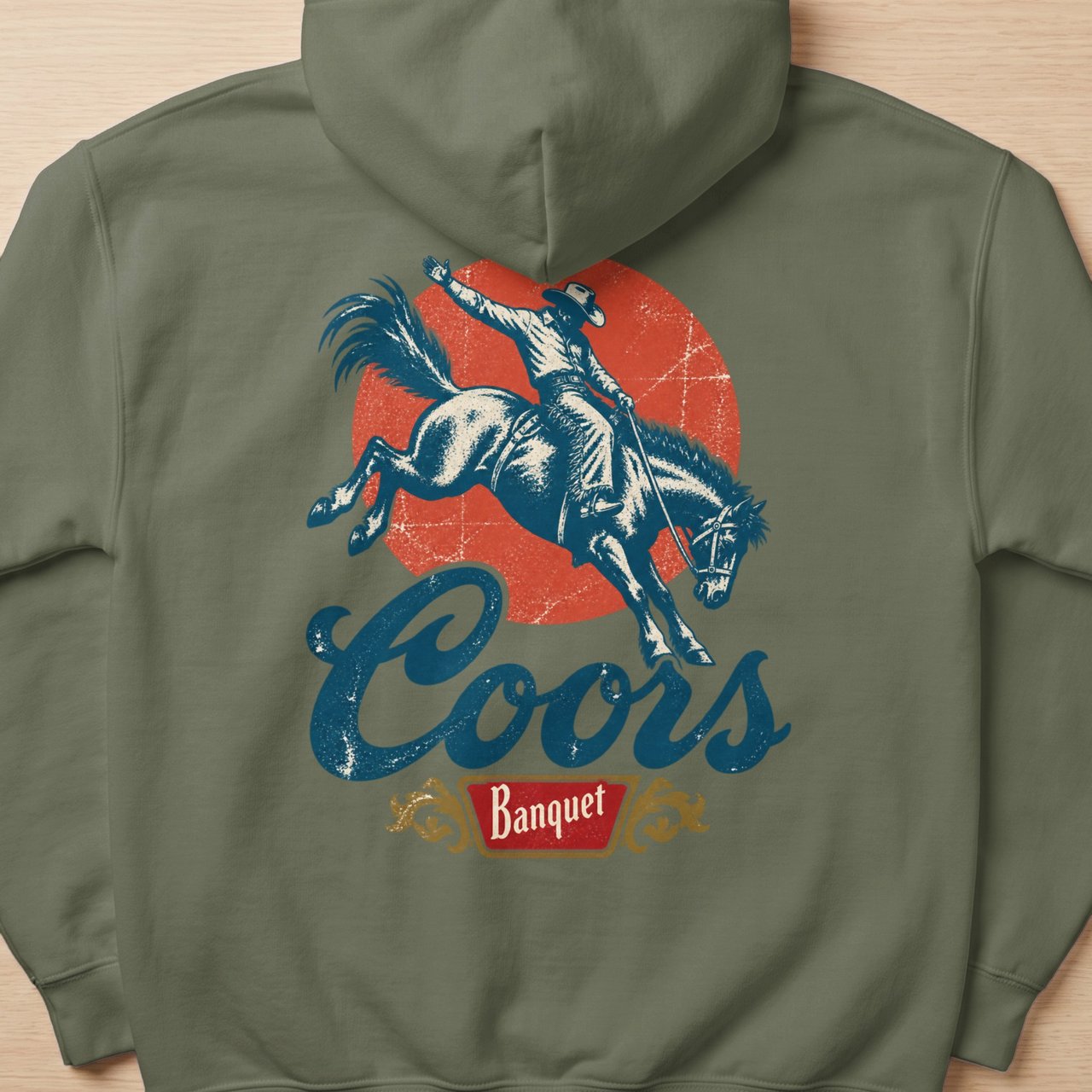 Vintage Rodeo Cowboy Hoodie