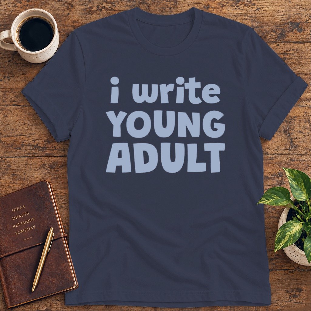 I Write Young Adult Softstyle Tee