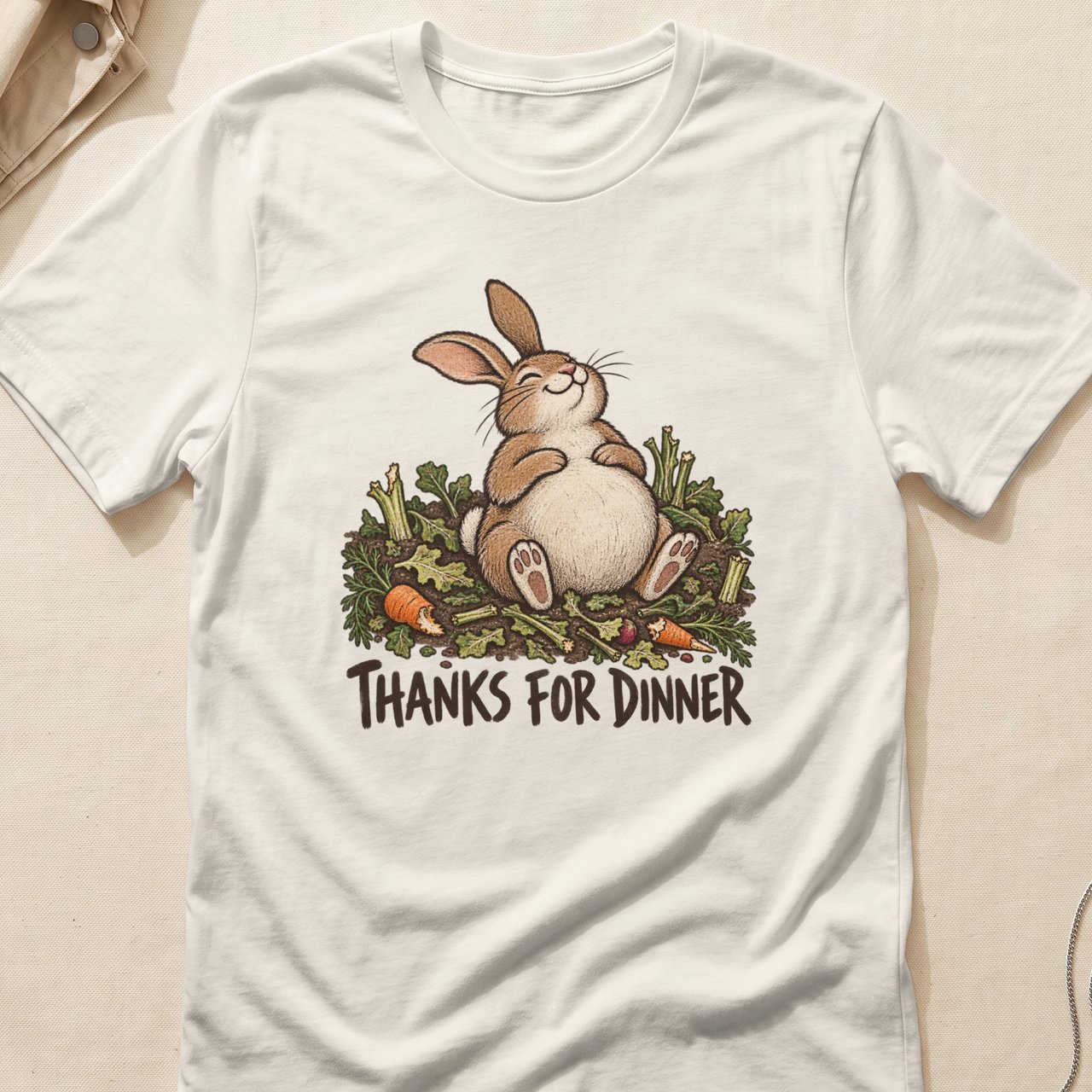 Thanks For Dinner Bunny Tee