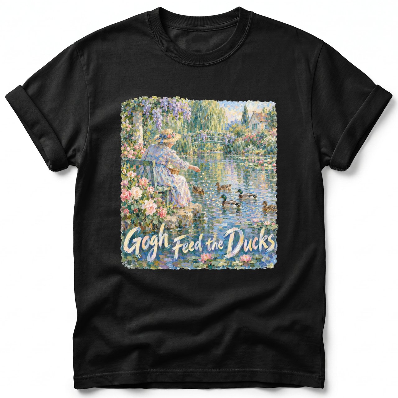 Gogh Feed the Ducks ~ Comfort Colors Premium Tee