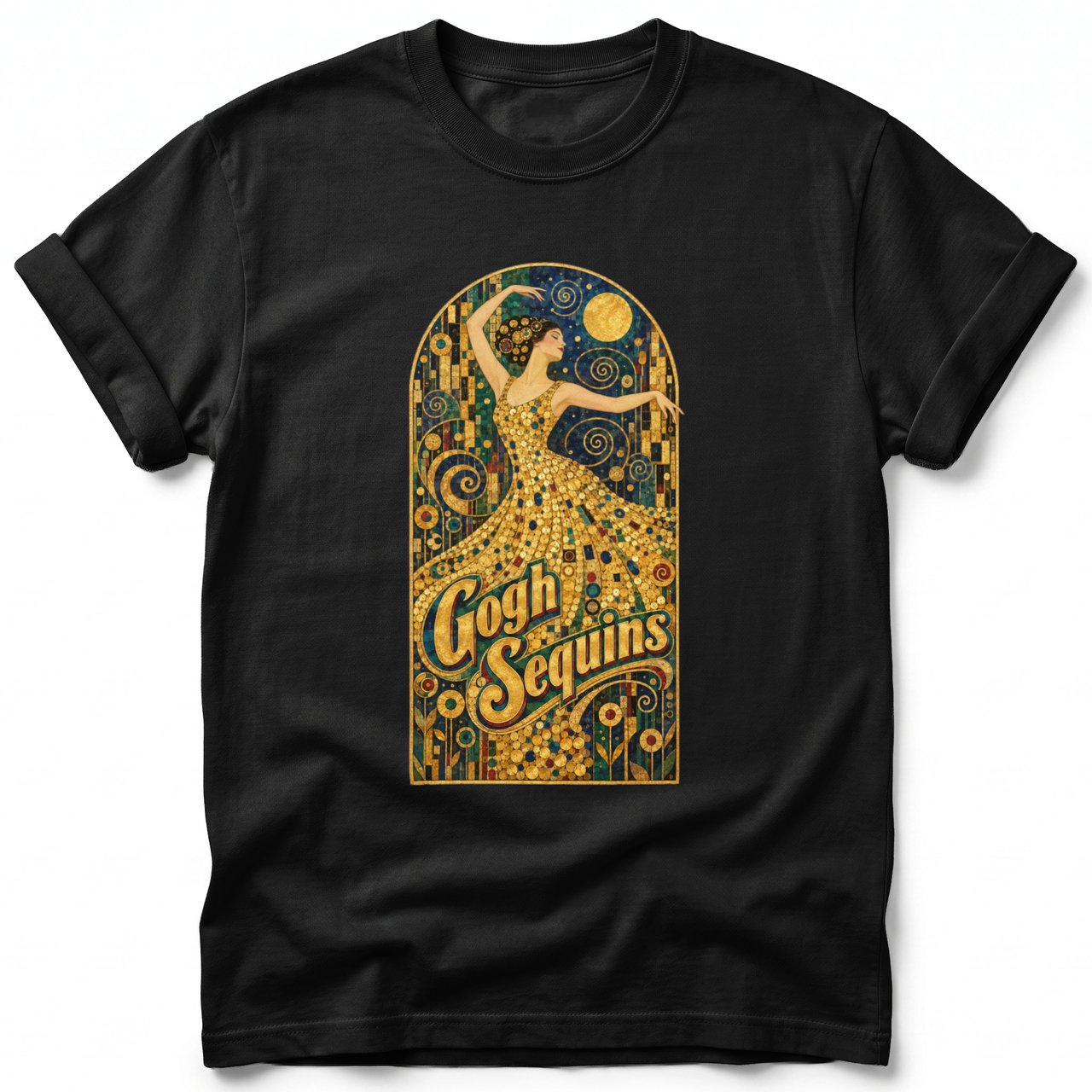 Gogh Sequins ~ Comfort Colors Premium Tee