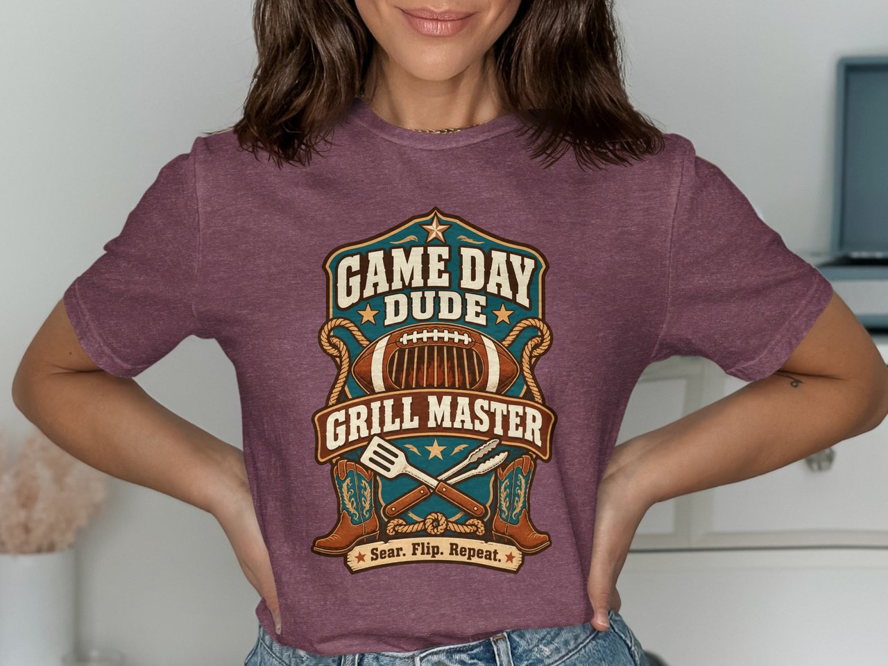 Game Day Dude Grill Master Tee