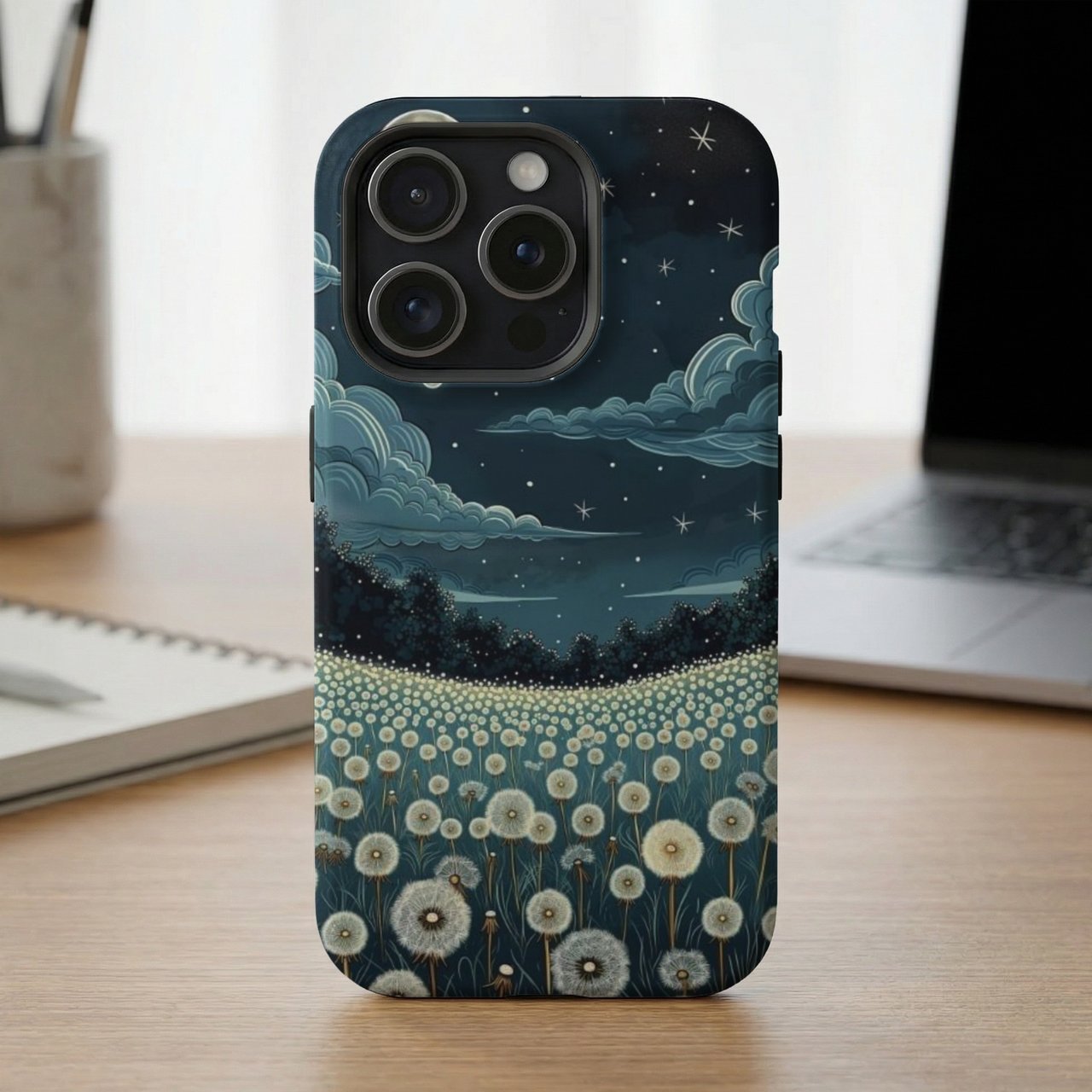 Moonlit Dandelion Field MagSafe® Phone Case