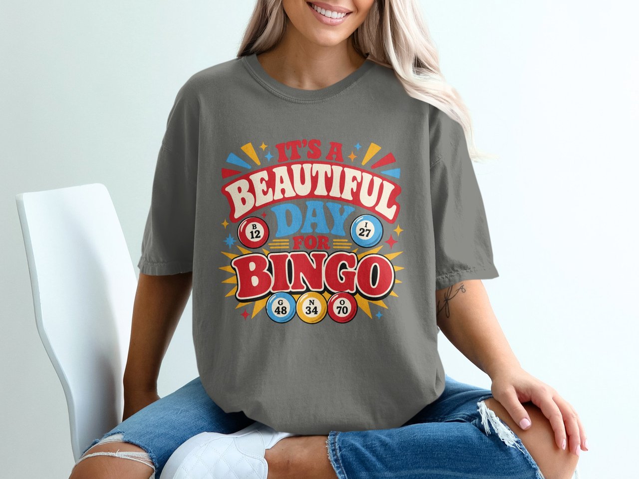 Beautiful Day For Bingo Tee