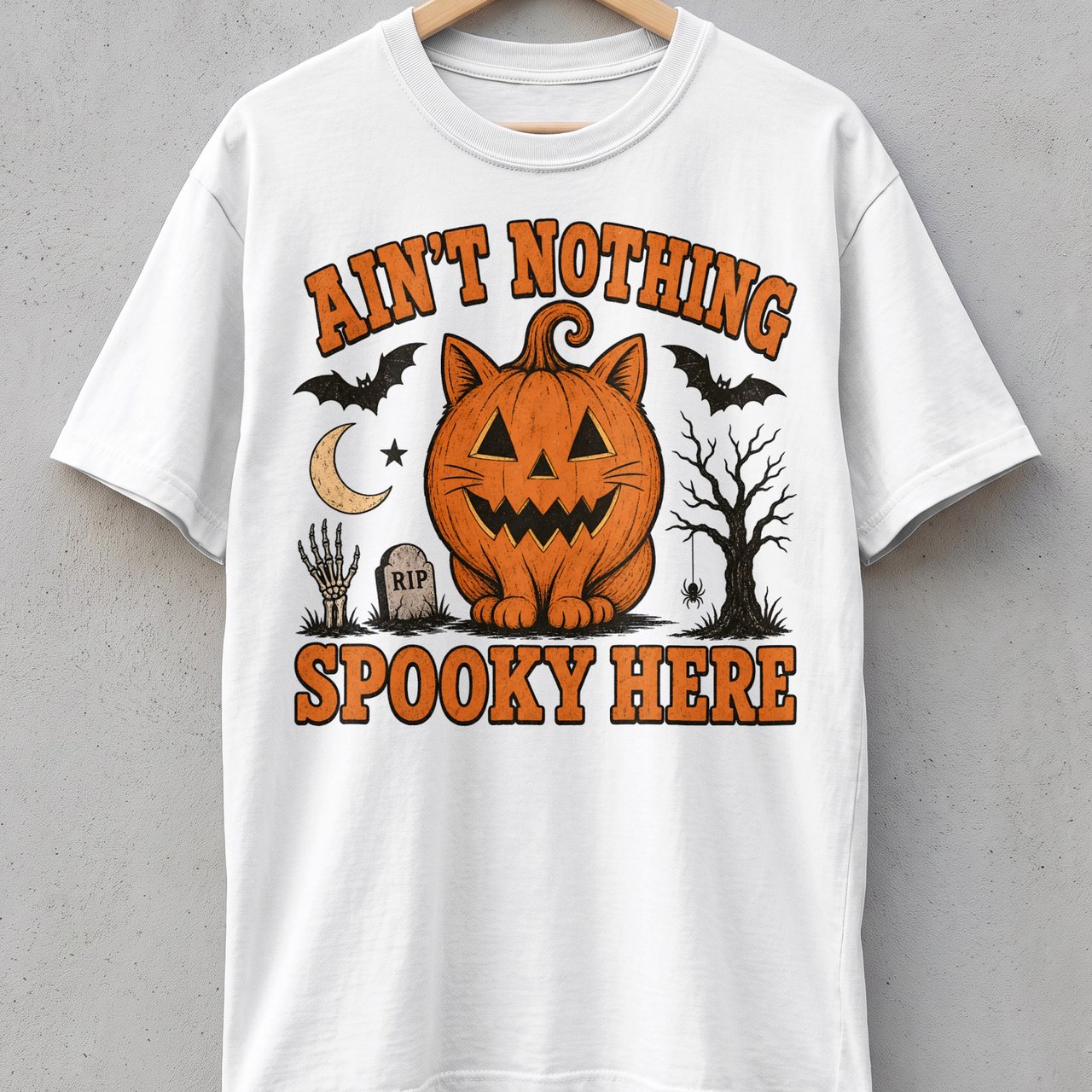 Ain't Nothing Spooky Here Tee