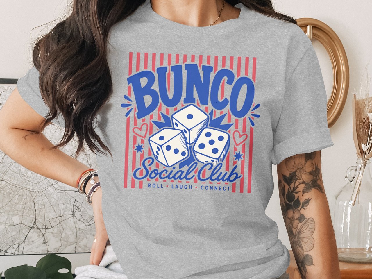 Bunco Social Club: Roll & Connect T-Shirt