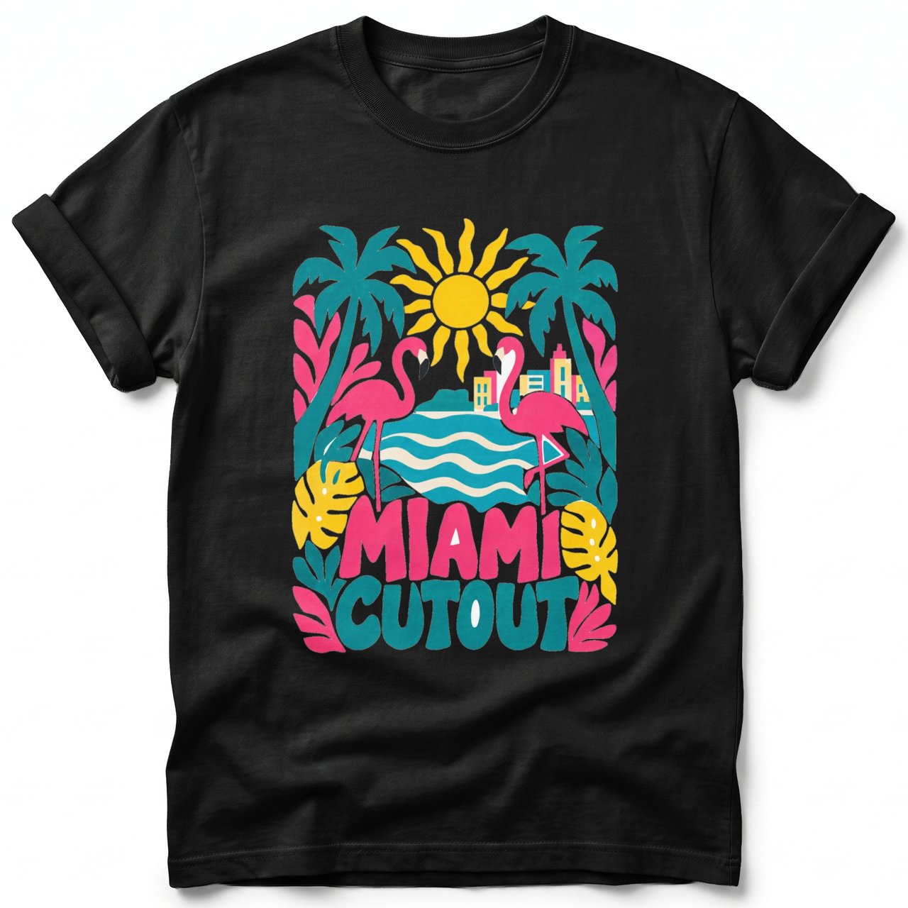 Miami Cutout ~ Comfort Colors Premium Tee