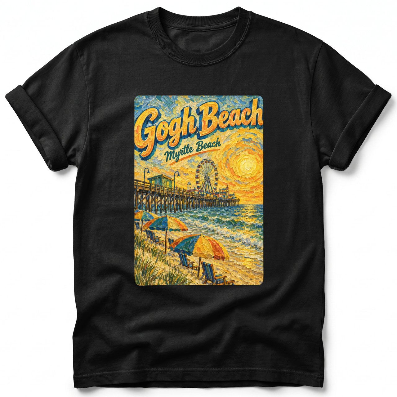 Gogh Beach ~ Comfort Colors Premium Tee
