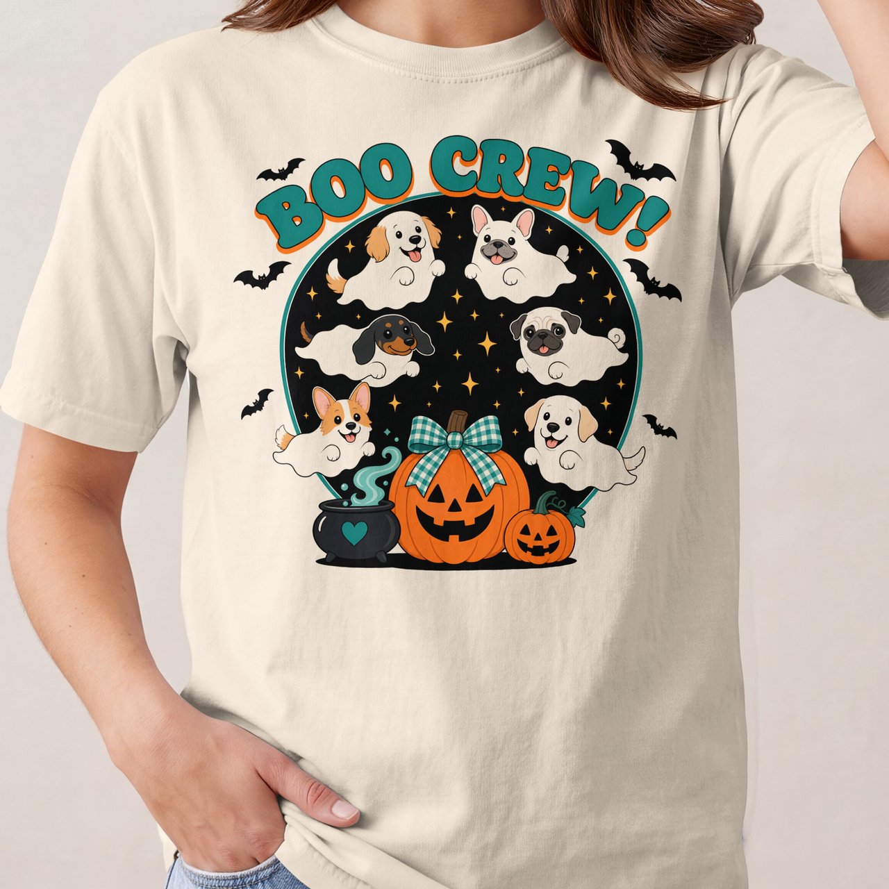 Boo Crew Ghost Dogs Tee