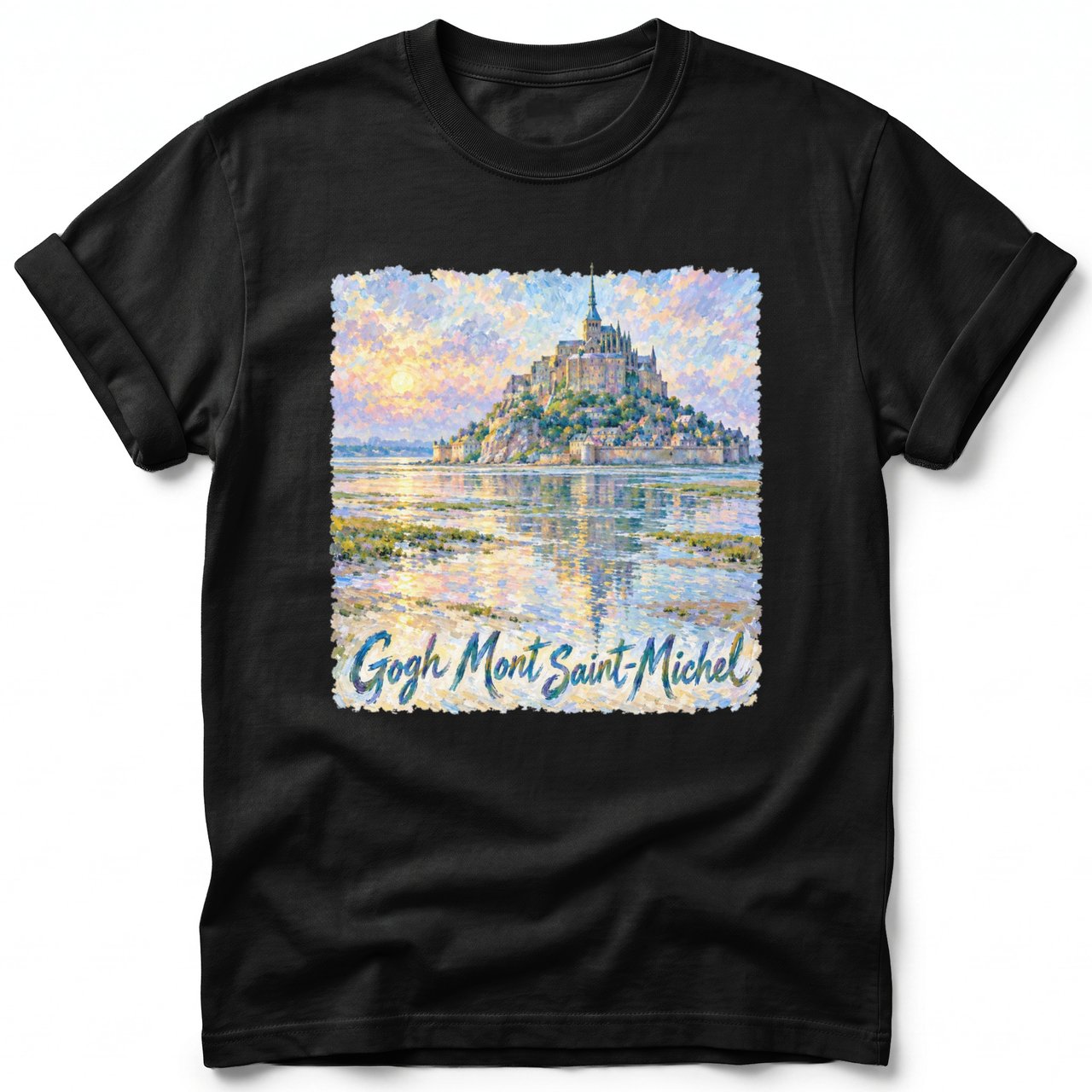 Gogh Mont Saint-Michel ~ Comfort Colors Premium Tee