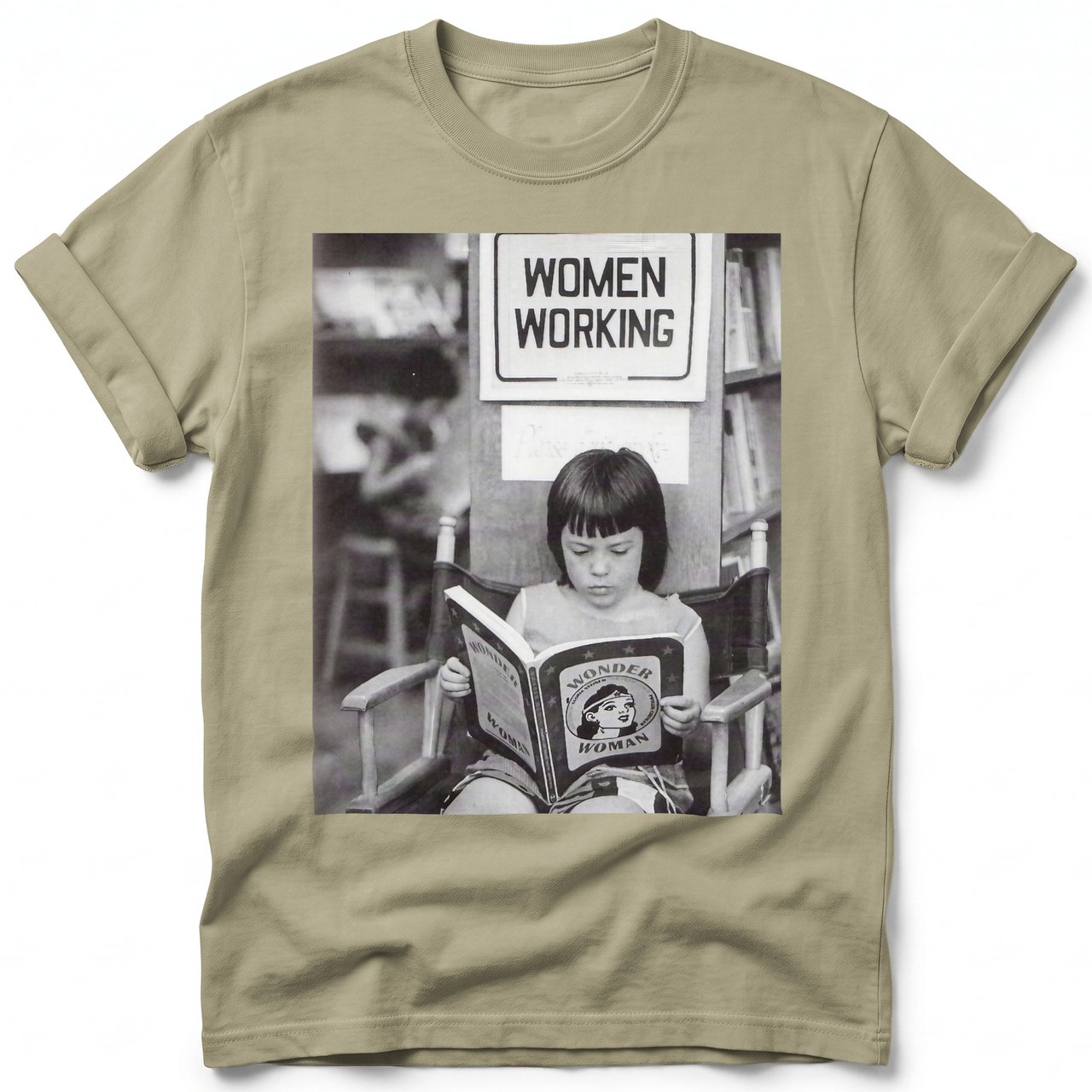 Women Working Vintage Photo Tee