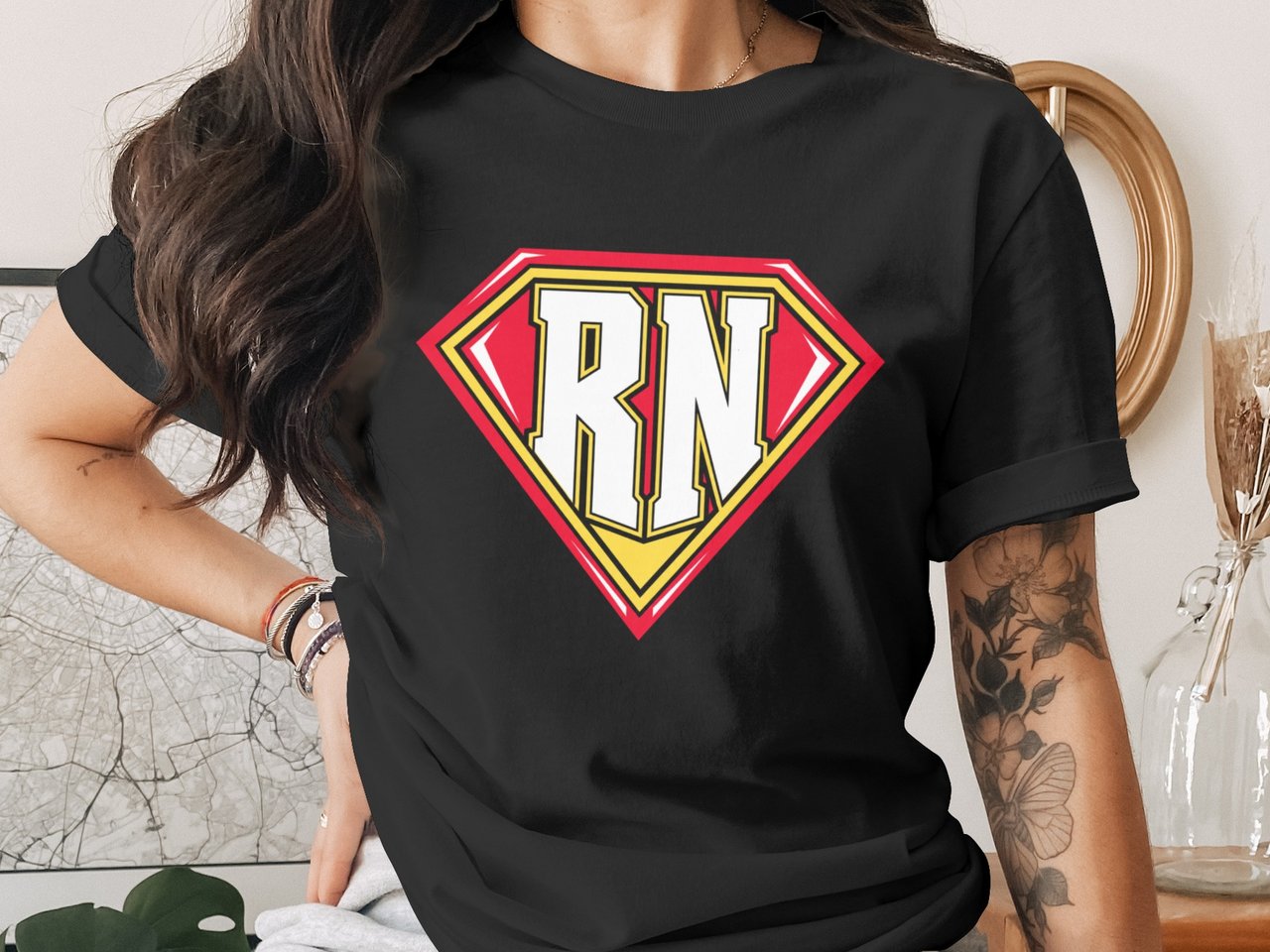 Superhero RN Tee