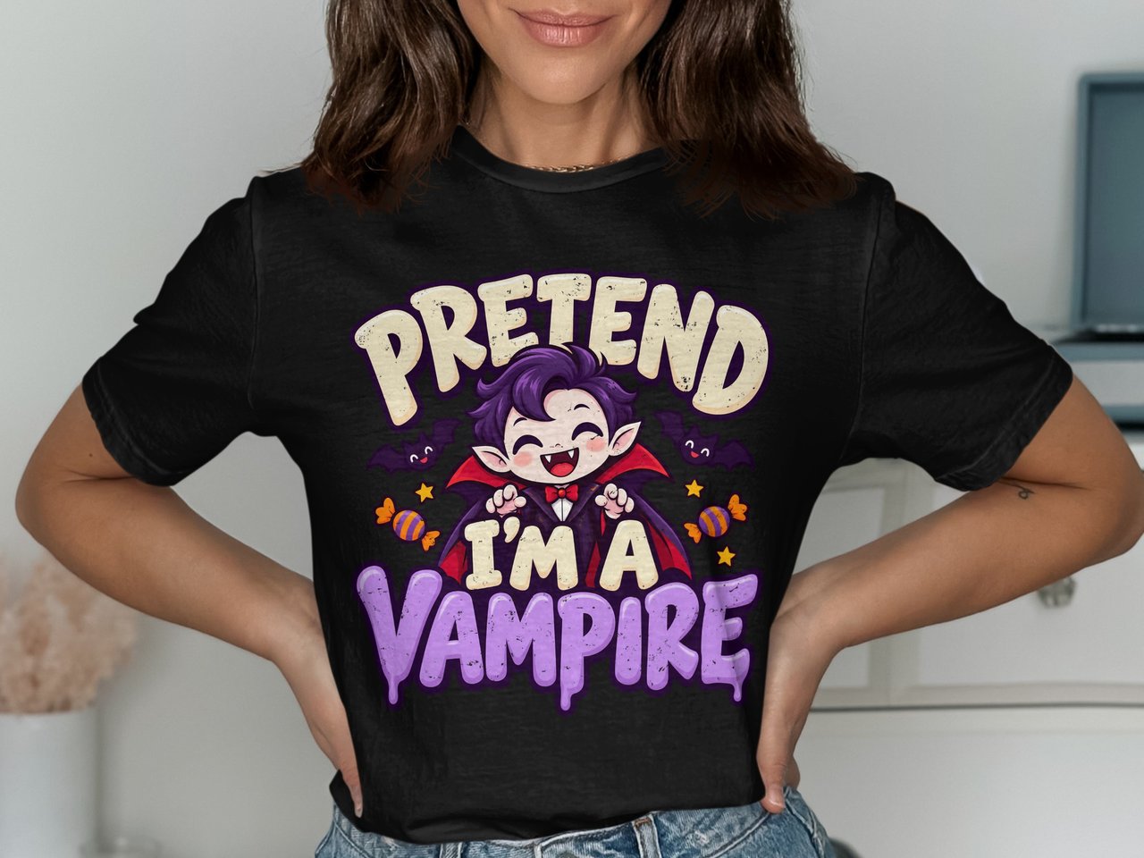 Pretend I'm A Vampire Tee or Sweatshirt