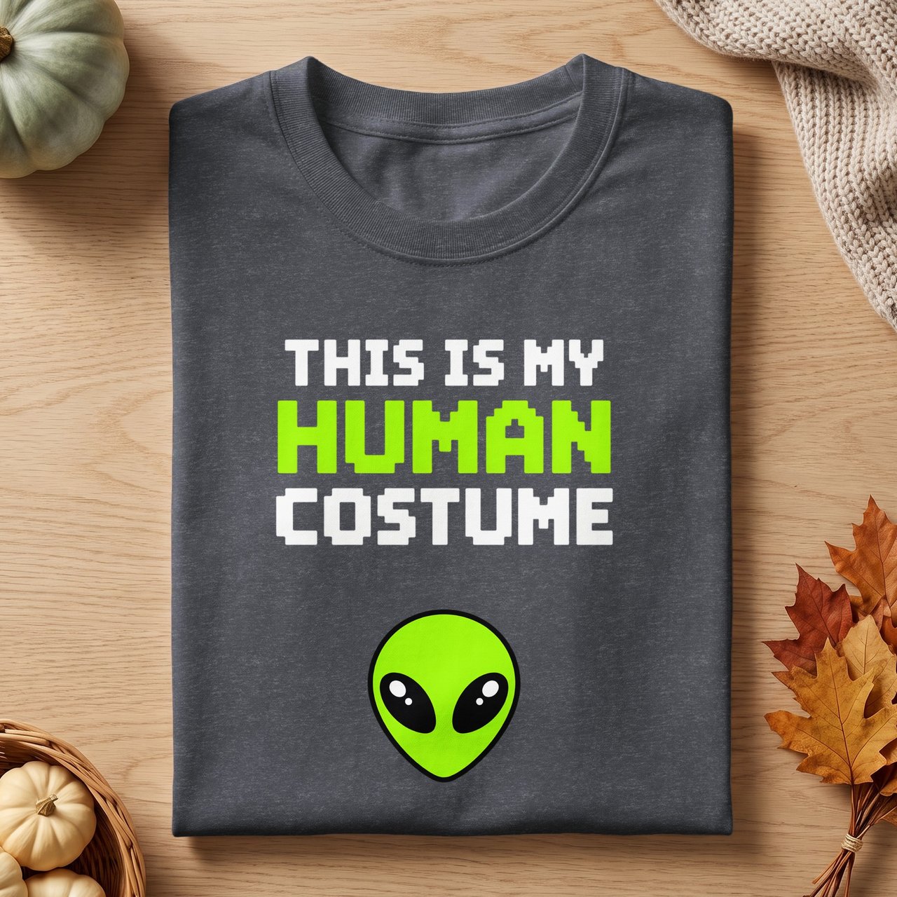 This Is My Human Costume Alien Tee