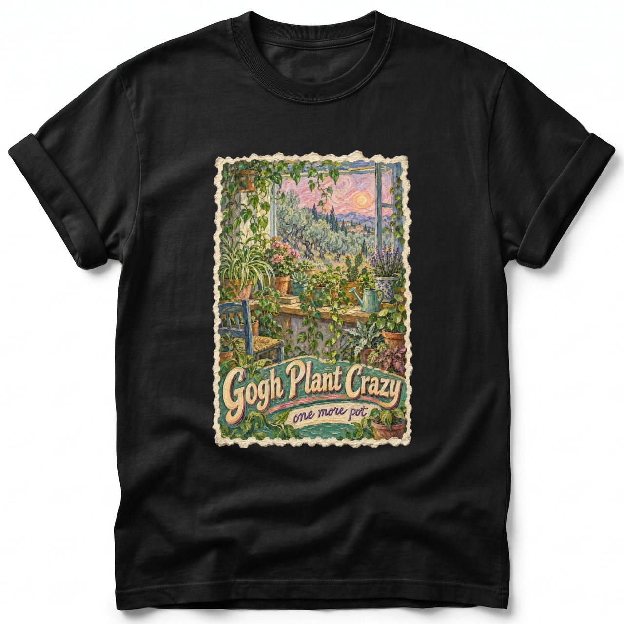 Gogh Plant Crazy ~ Comfort Colors Premium Tee